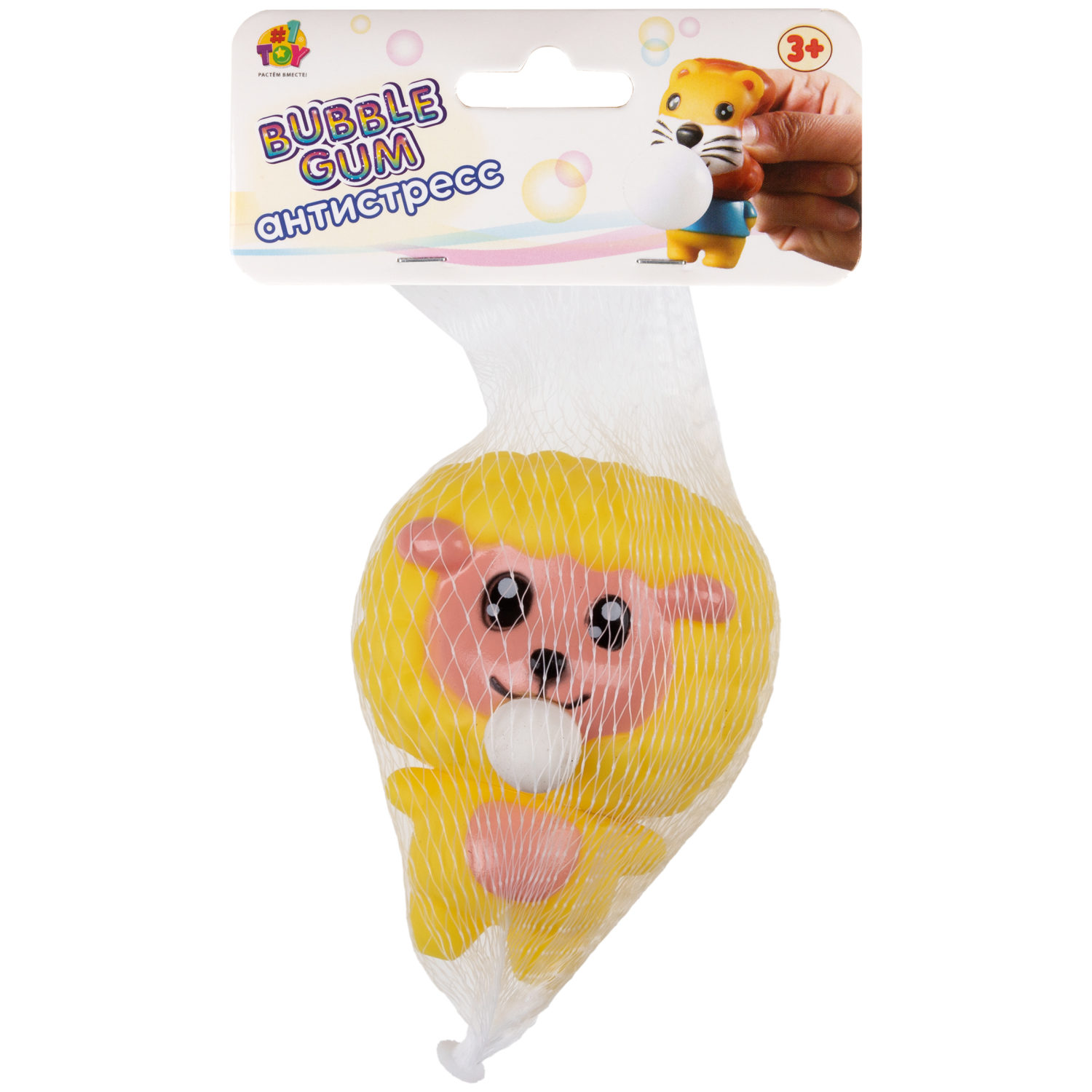 1TOY Bubble Gum-антистресс "Животные" 7,5х6х6 см, баран