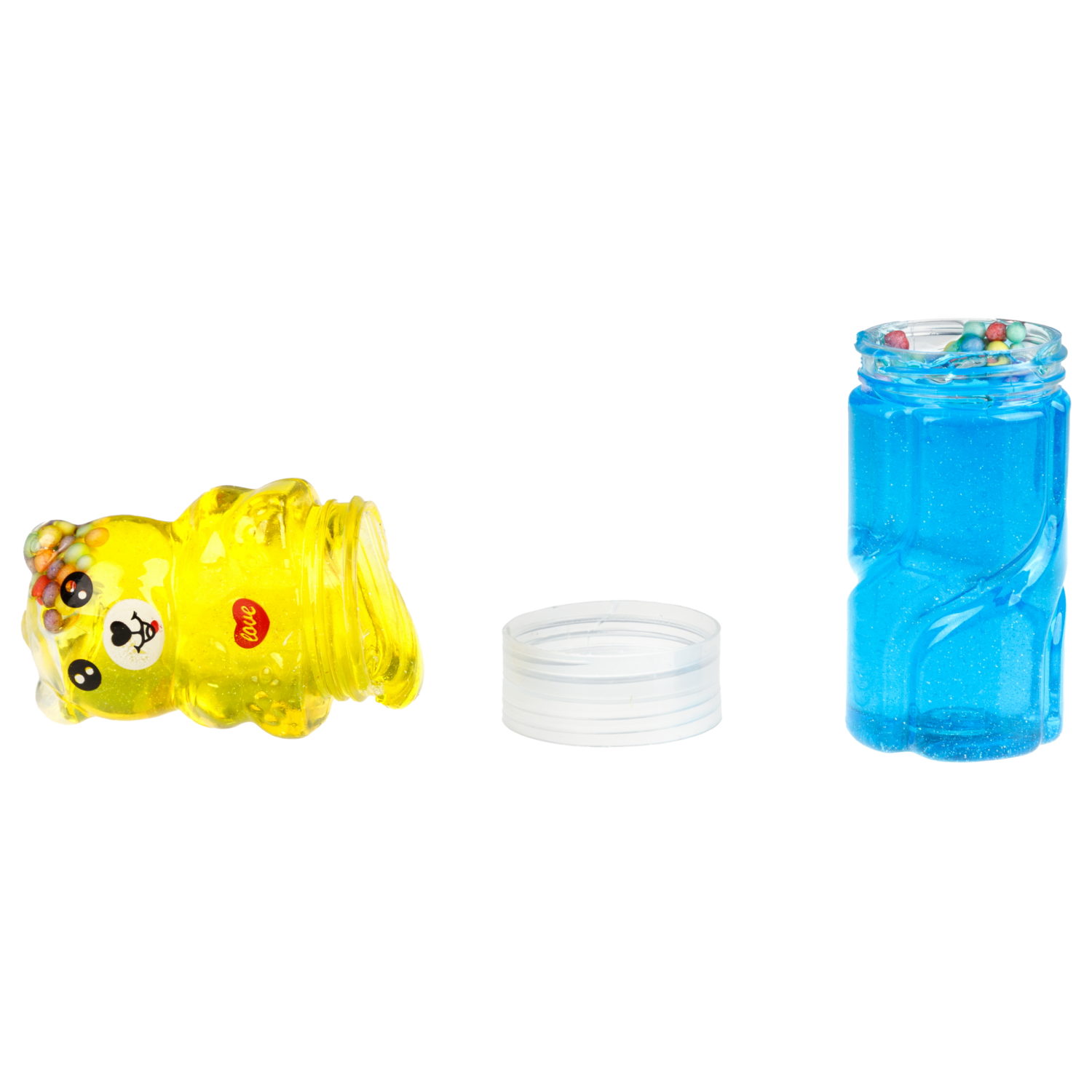 Слайм в банке 1TOY Мармеладный мишка, в ассортименте