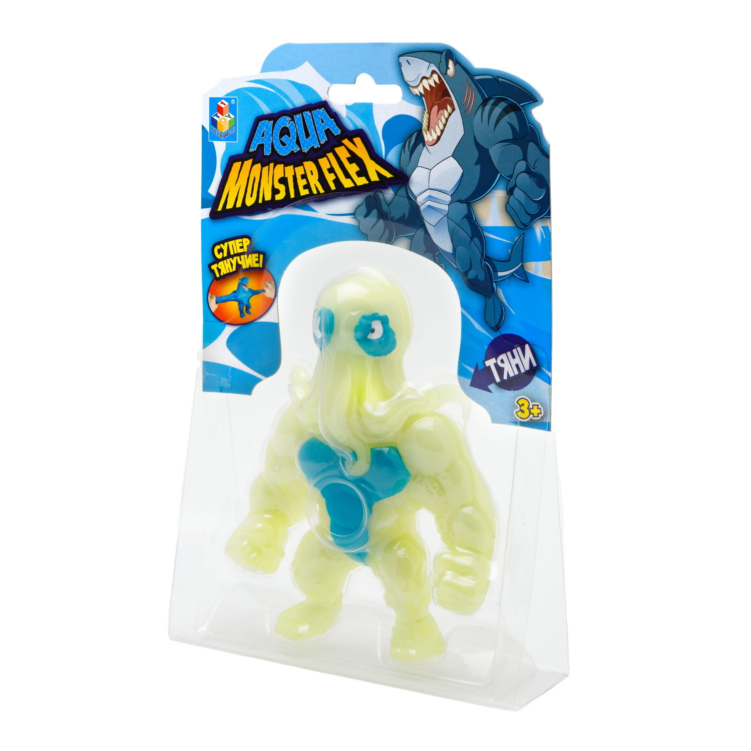 1Toy Игрушка для мальчика, тянучка монстр MONSTER FLEX AQUA, антистресс, 14 видов в ассортименте