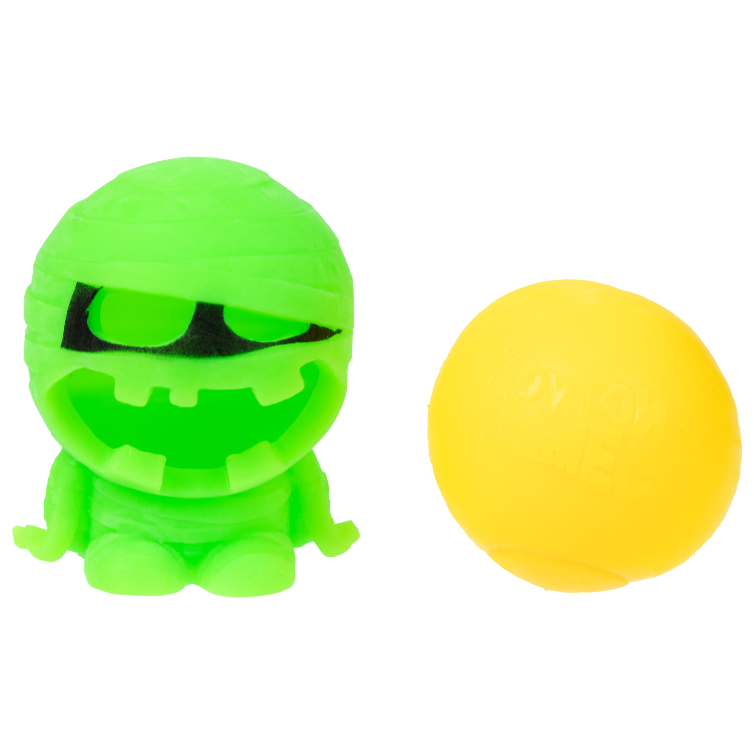 Игрушка-сюрприз 1TOY MONSTER BALL Крутой замес, антистресс, тянущиеся фигурки с шаром внутри, сквиши, 1 шт.