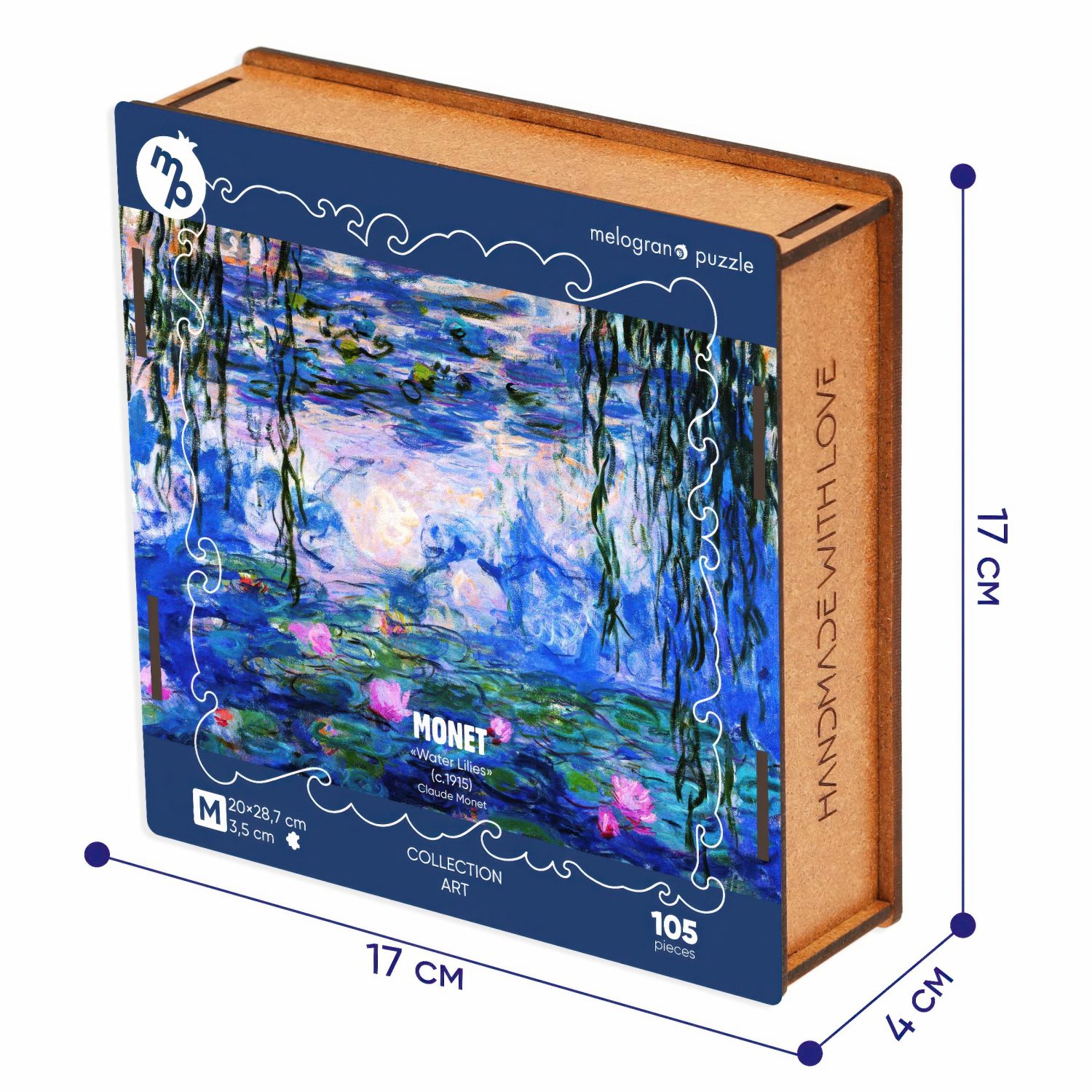 Пазлы Collection Art Клод Моне.  Водяные лилии. 105 деталей