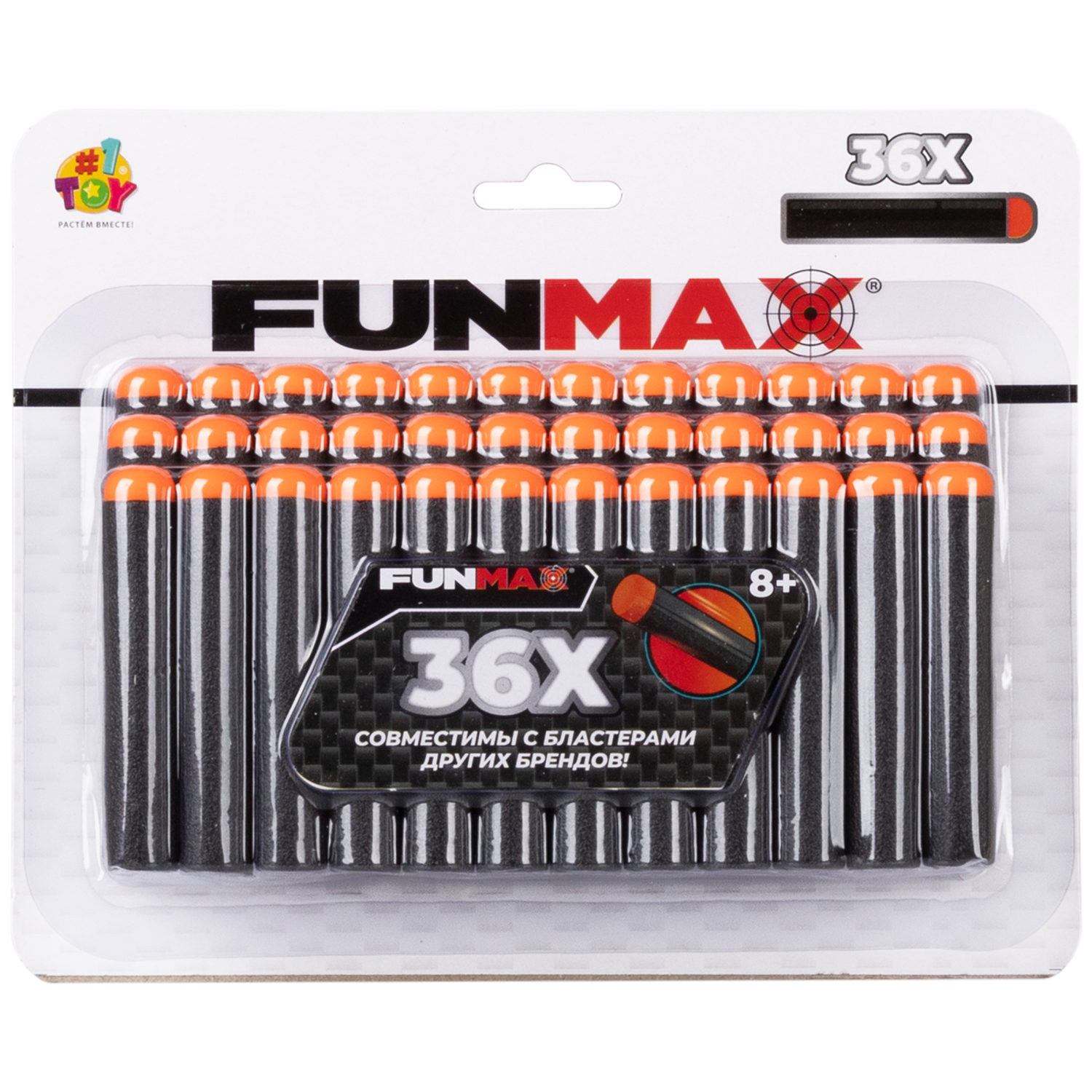 1toy Funmax набор EVA снарядов, 36 шт., блистер