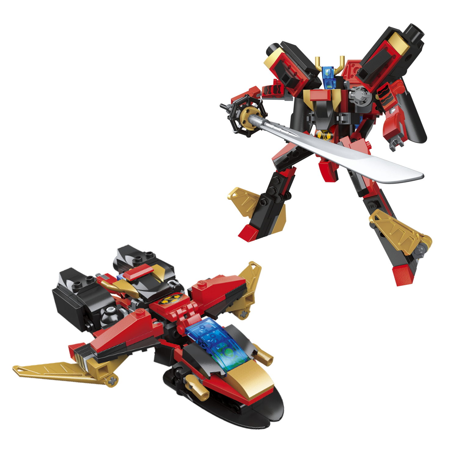 Конструктор  Трансформер BLOCKFORMERS  "Мегасамурай" Cерия TRANS CONNECTOR, 6 видов на выбор