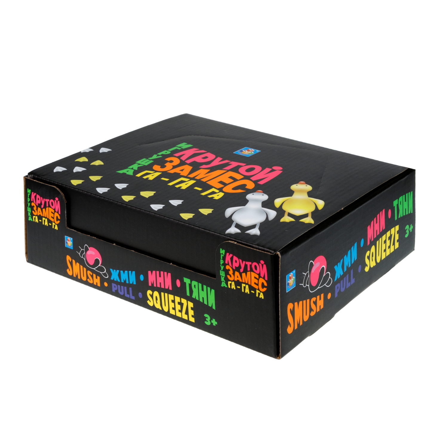 Антистресс-игрушка 1TOY Крутой замес Гусь, 2 цвета в ассортименте, 10,5*7,5 см