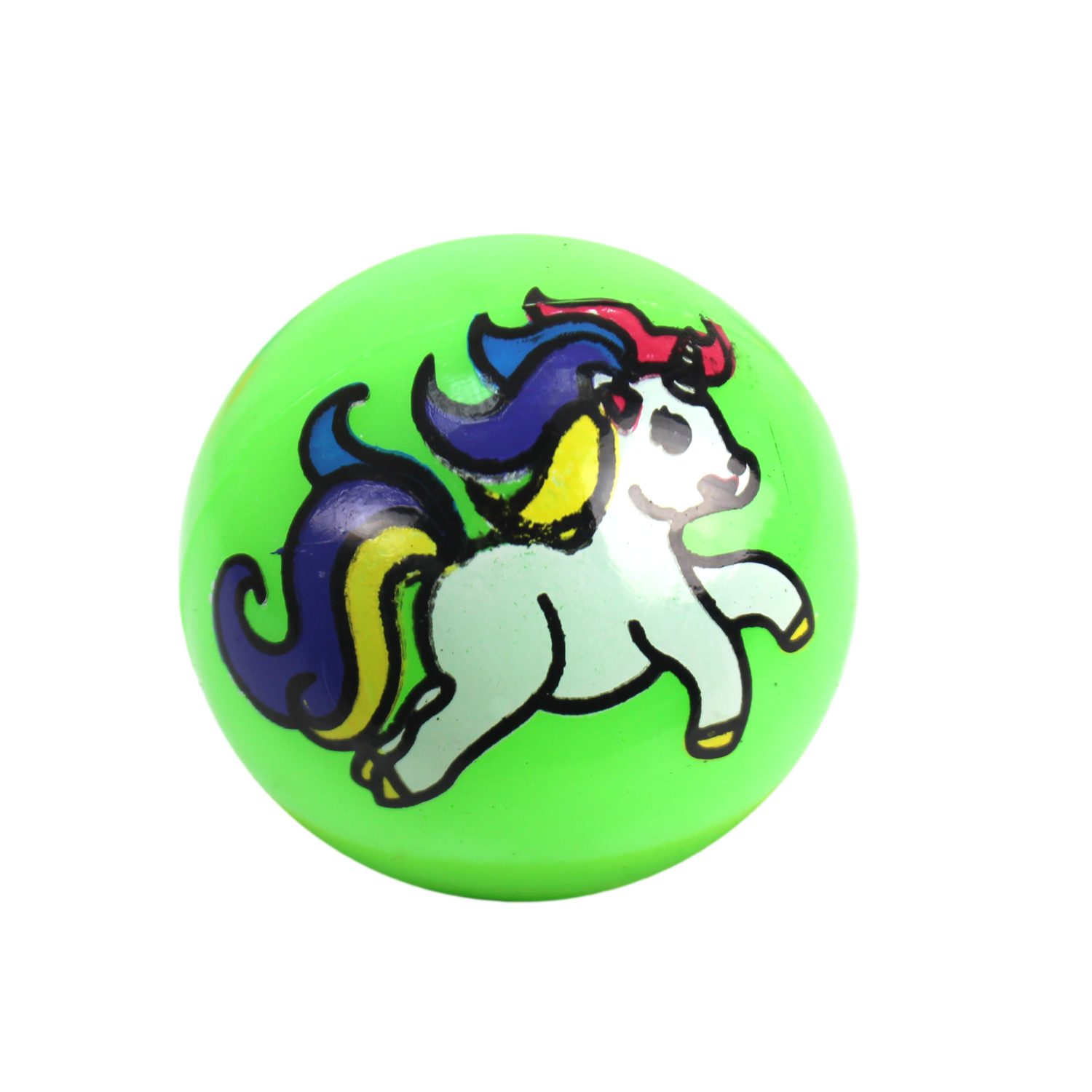 Мячик-прыгун со светом 1TOY Единорог,  5,5 см