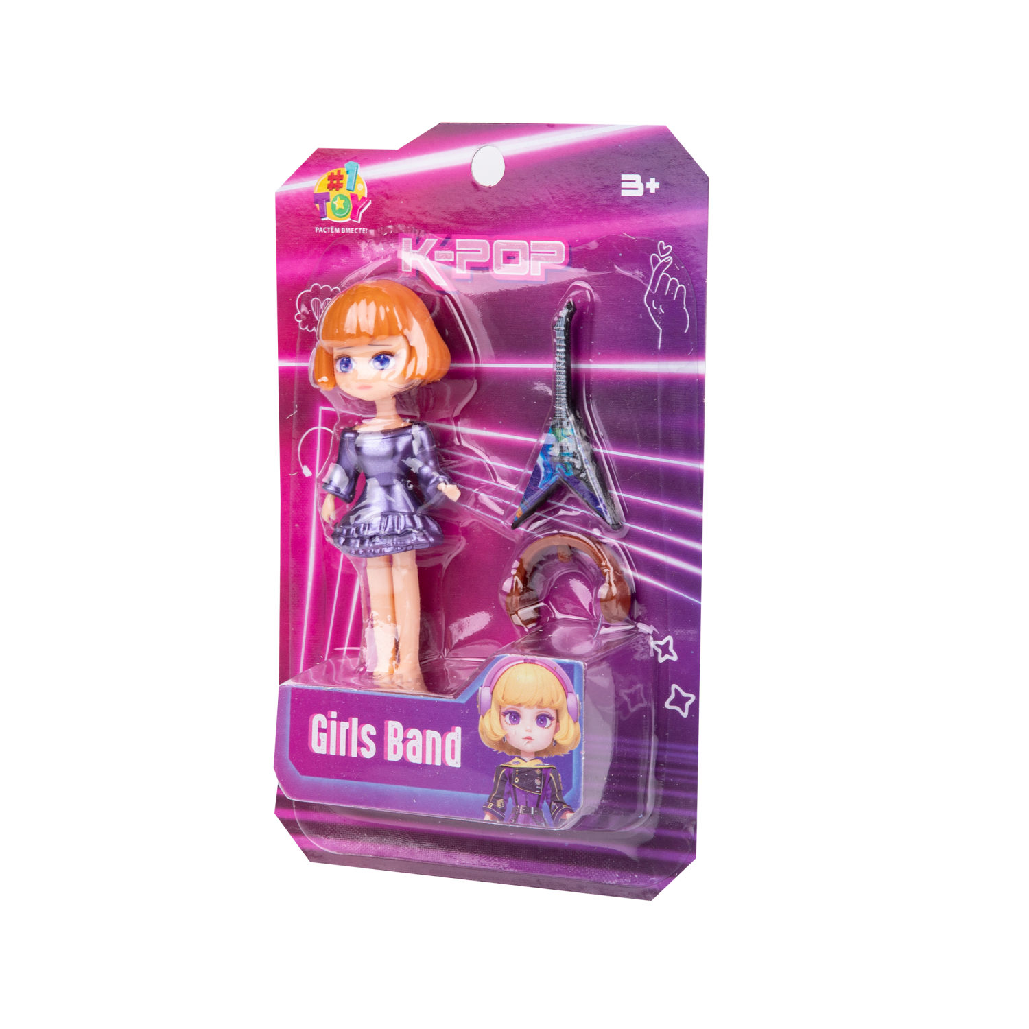 1TOY K-POP Girls band Кукла с муз.инструментом и аксессуарами, в асс.12 видов