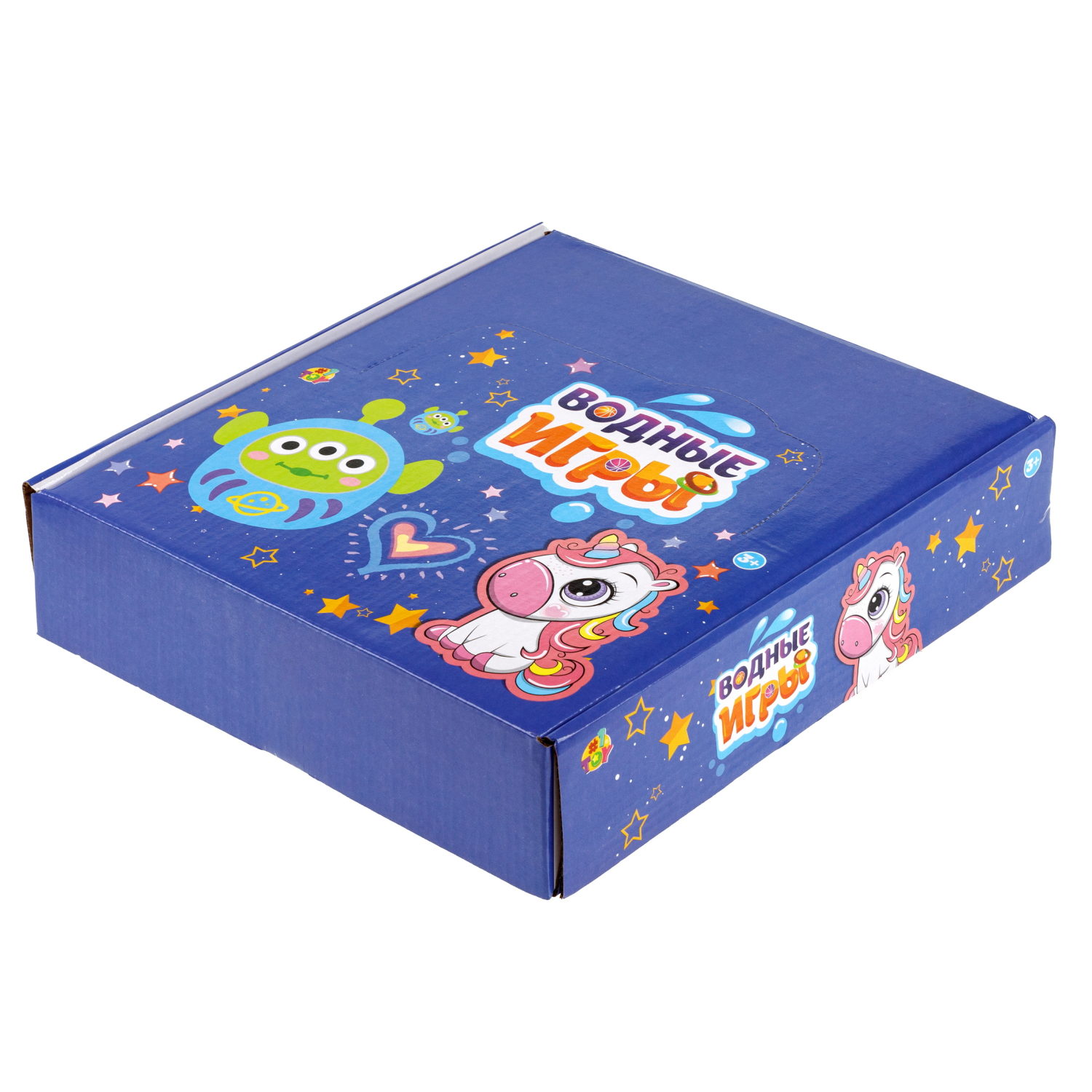 1TOY Игра с водой забрось мячики инопланетяне, 3 вида в асс. 12*6*2,3см, 24 шт в дисплей боксе