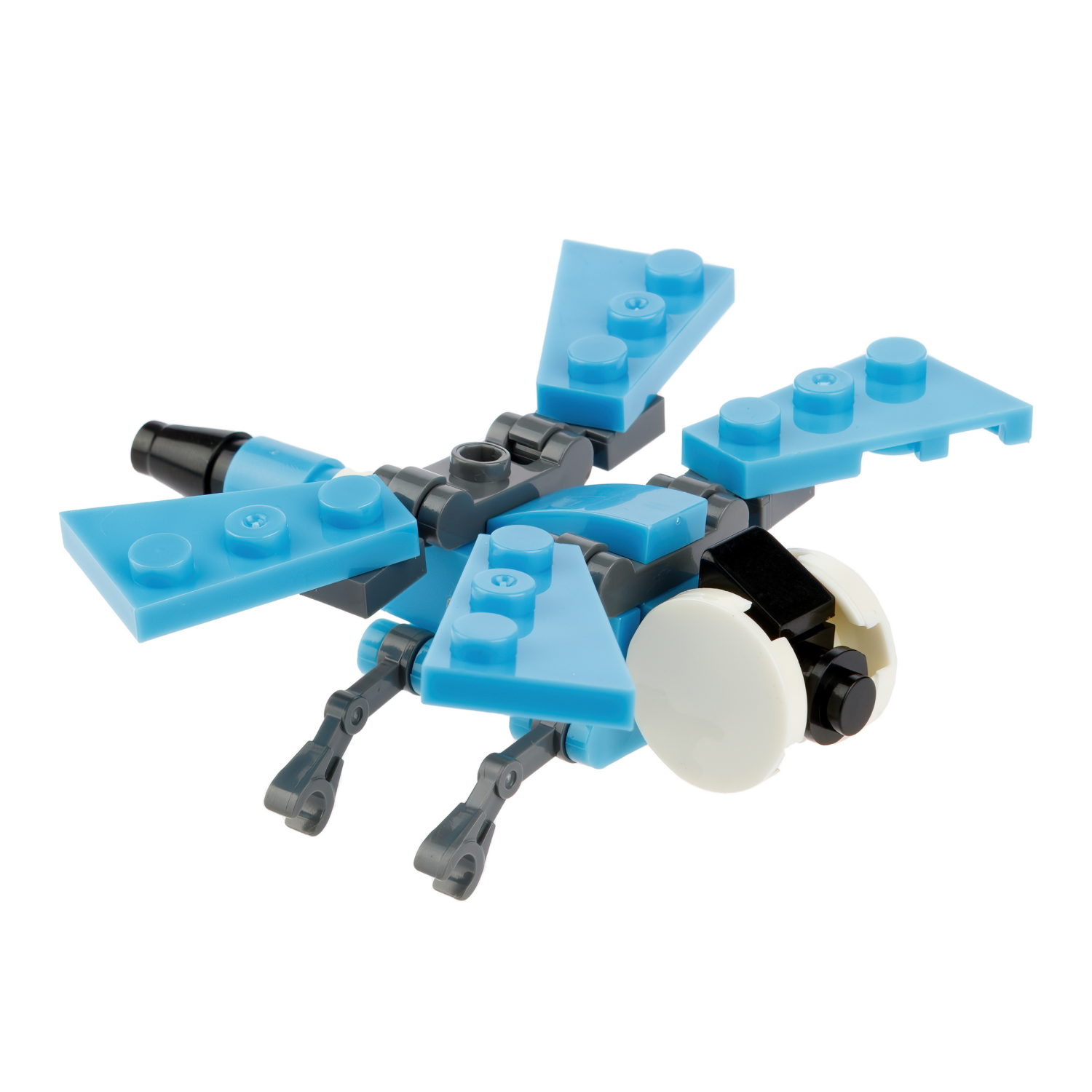 Конструктор 1TOY Blockformers "Микромир", 6 видов, из 6 шт. собирается большой богомол, 1 шт.