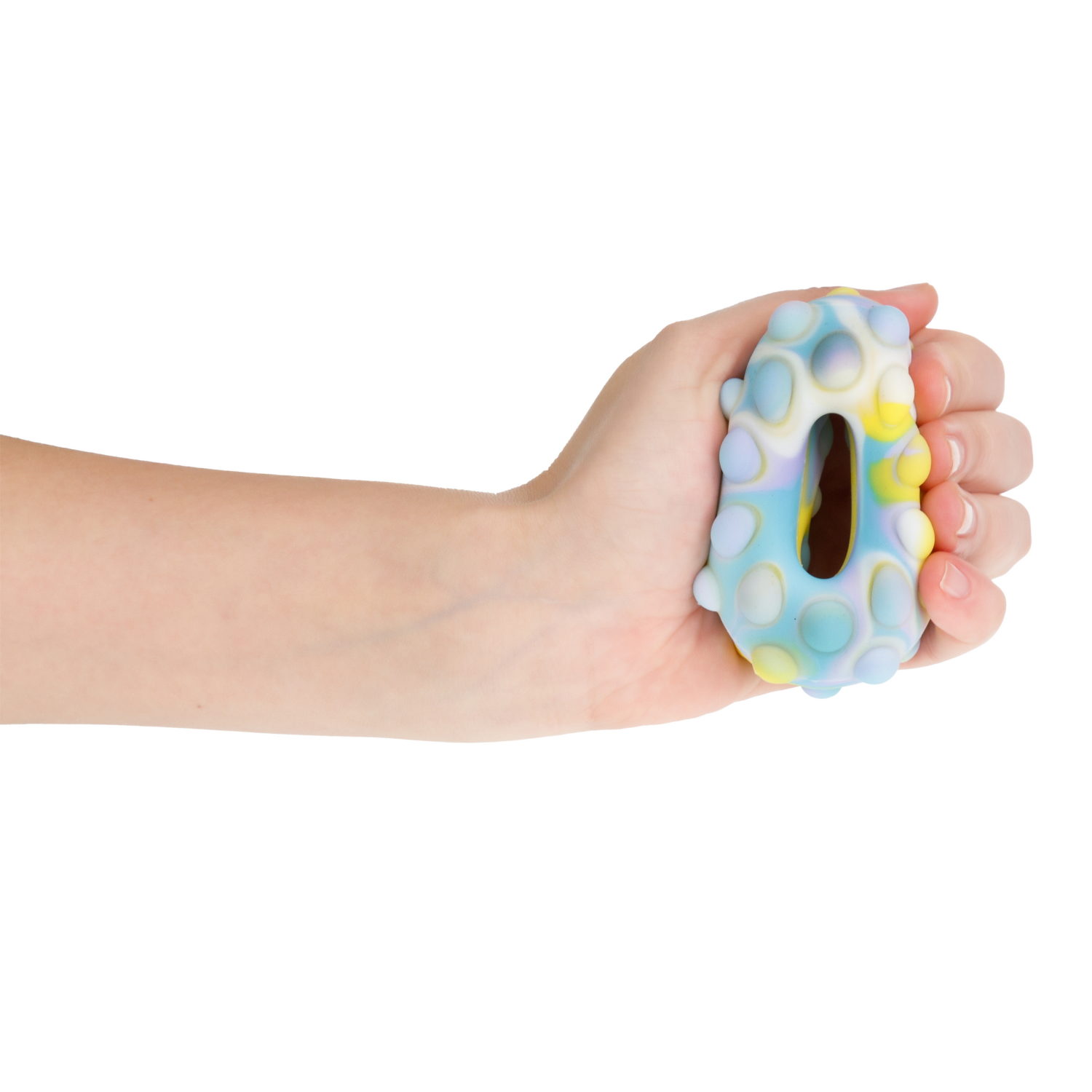 1toy Жмяка Hit Pop It "Пончик" 7 см, 3 вида в асс.