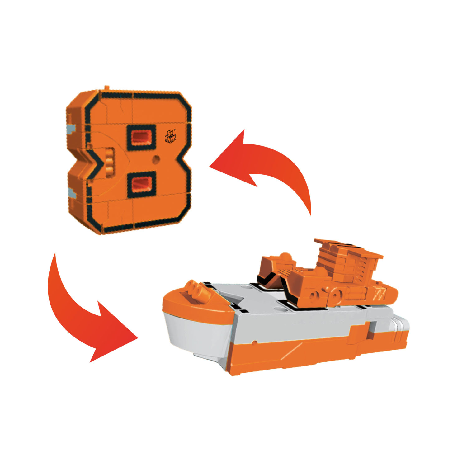 Игрушки трансформеры 1TOY Трансботы Боевой расчет, математика для дошкольников, для девочек и мальчиков, комплект из 10 цифр