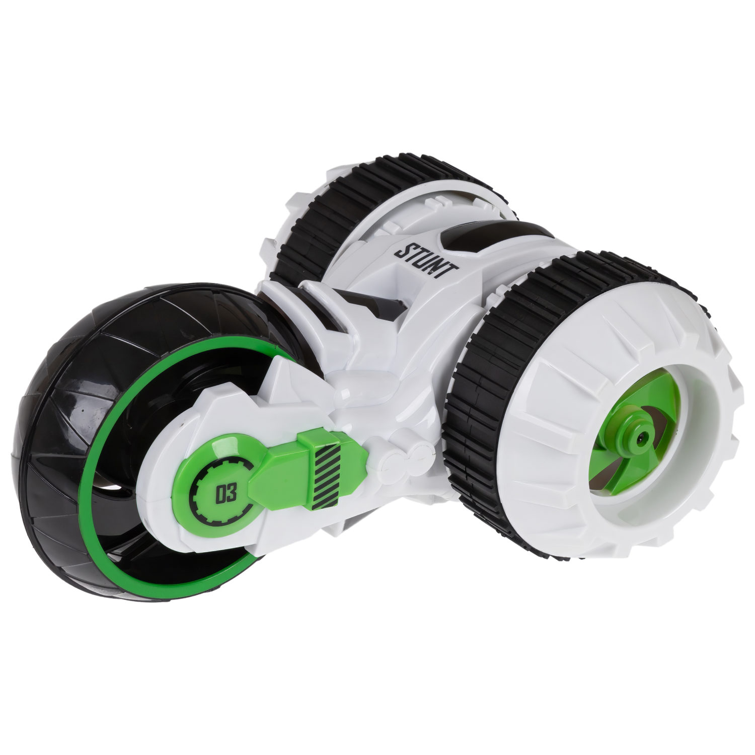 Машинка на пульте управления 1TOY Драйв перевертыш, трюковая, радиоуправляемая, трюкач, белая