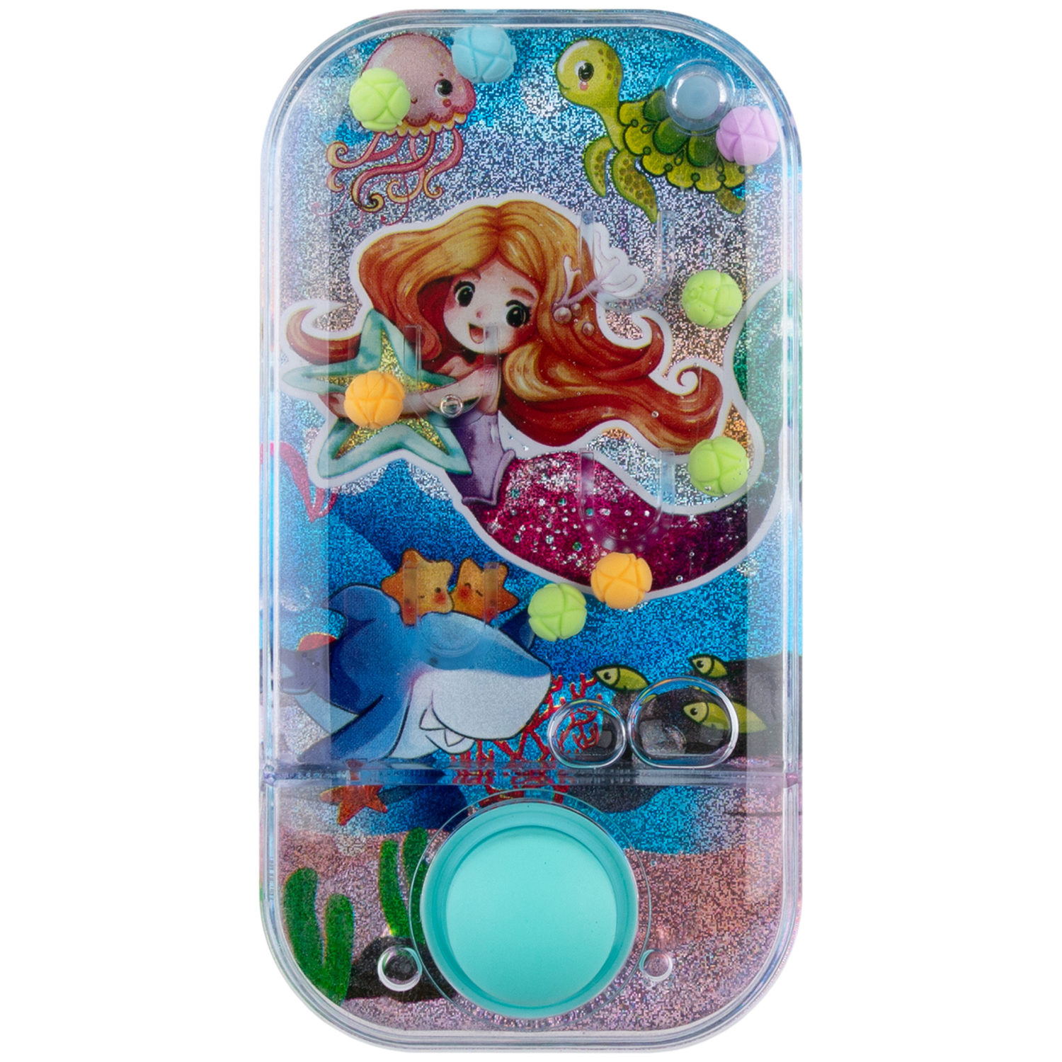 1TOY Игра с водой забрось мячики русалочки, 3 вида в асс. 11,5*6*2см, 24 шт в дисплей боксе