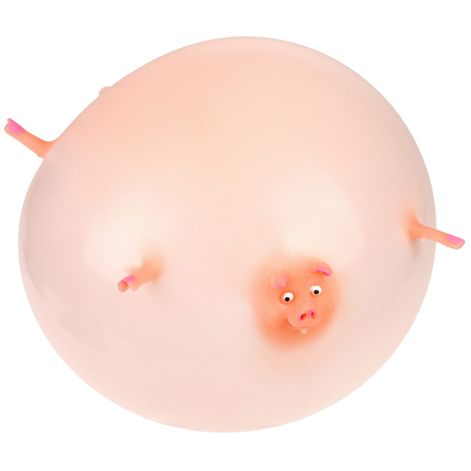 Игрушка ДУТИКИ 1TOY Животные, максимальный размер 30 см, свинья