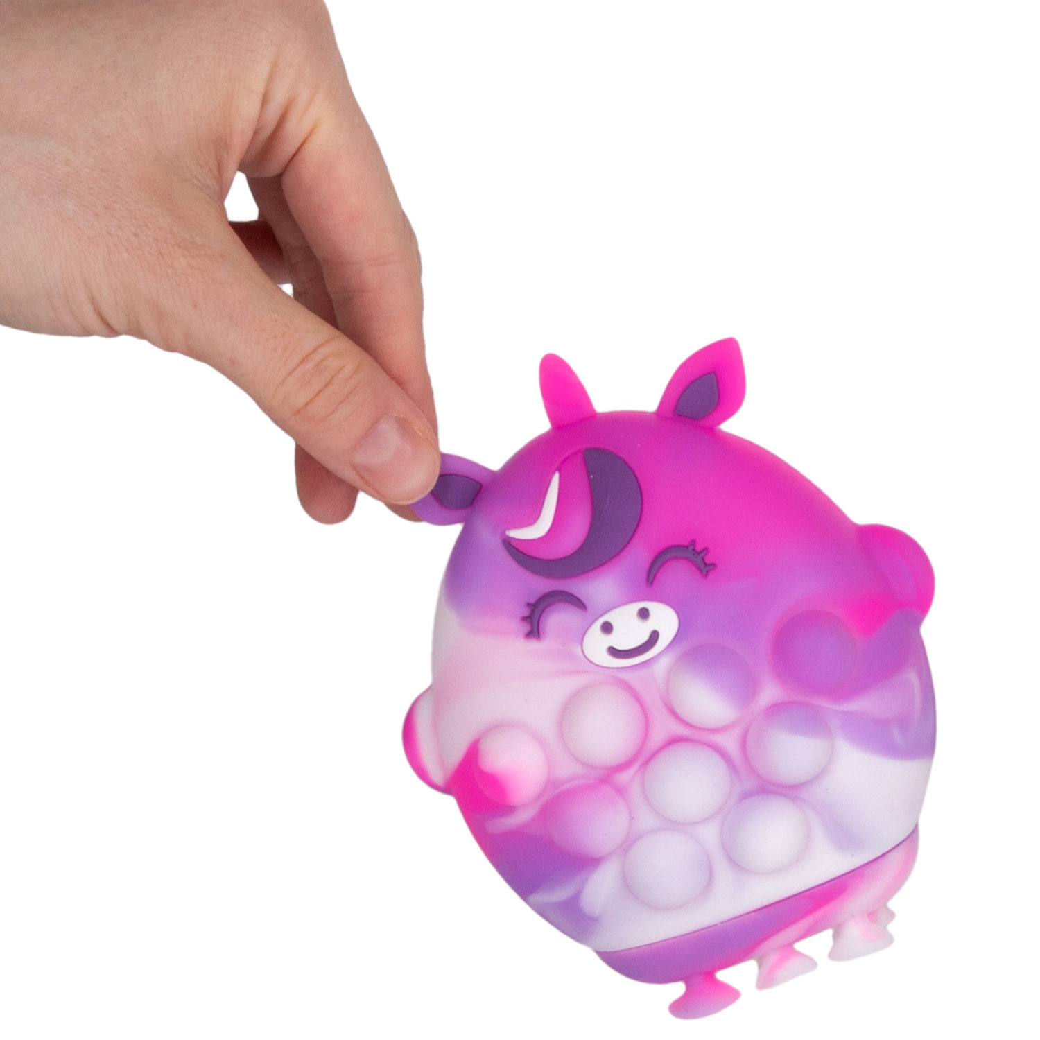 1TOY Жмяка Hit Pop It "Животные" 11х9х5 см, свинка