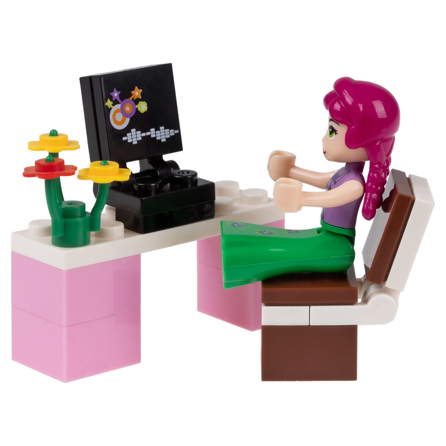 Конструктор 1TOY Blockformers "Веселые подружки", 6 видов