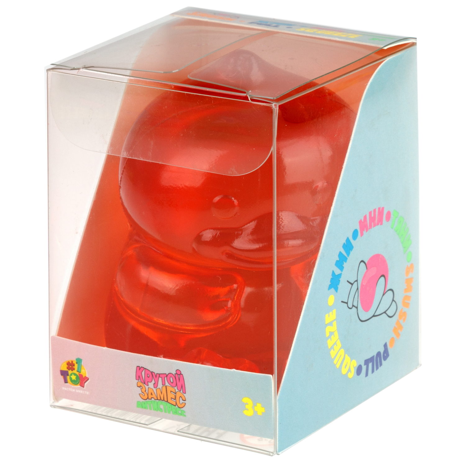 Игрушка-антистресс 1TOY Крутой замес Супергель Утка, 8х5х5 см, в ассортименте