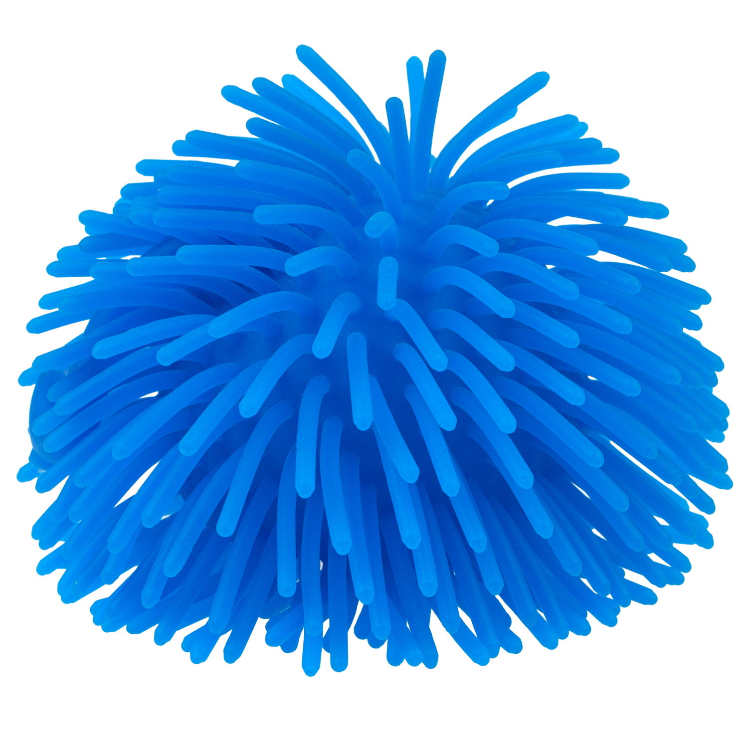 Игрушка ДУТИКИ 1TOY Ёжик йо-йо, максимальный размер 20 см, синий