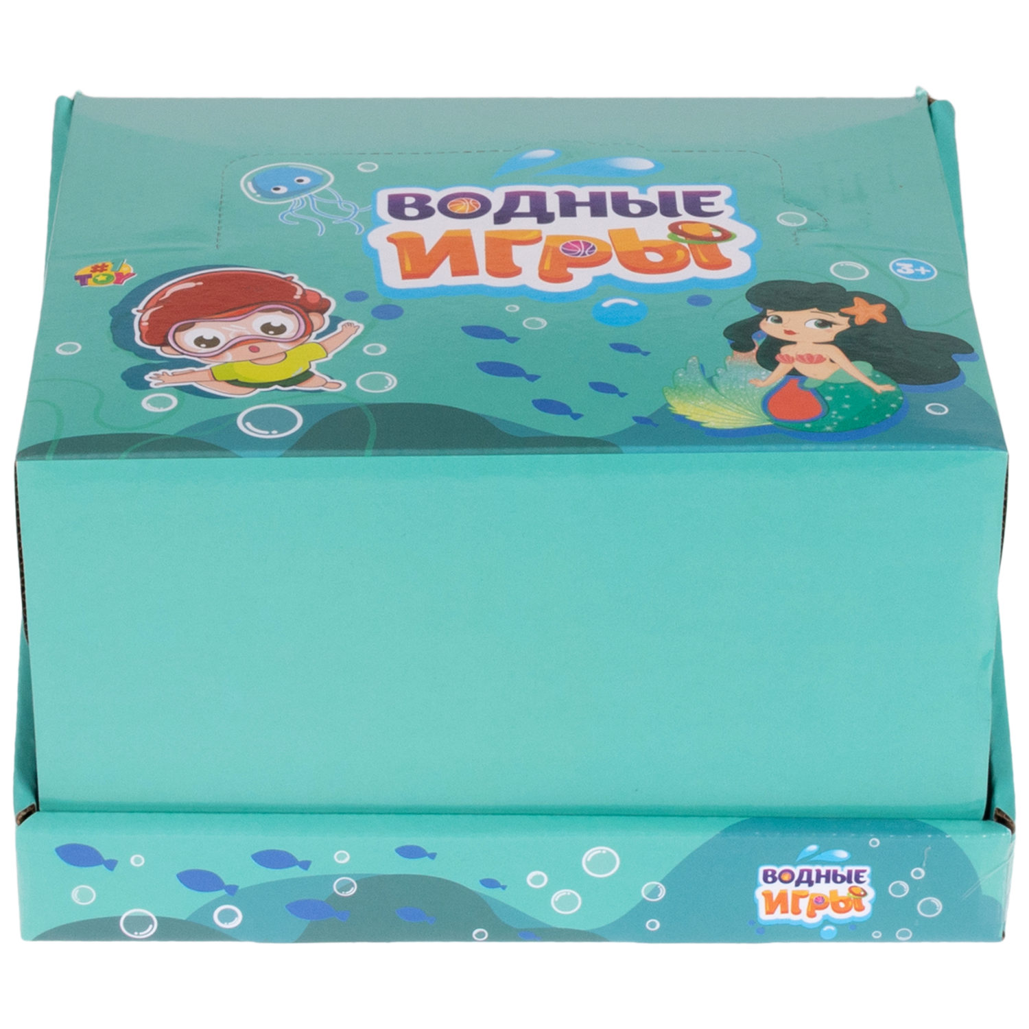 1TOY Игра с водой забрось мячики дайверы, 3 вида в асс. 11,5*6*2см, 24 шт в дисплей боксе