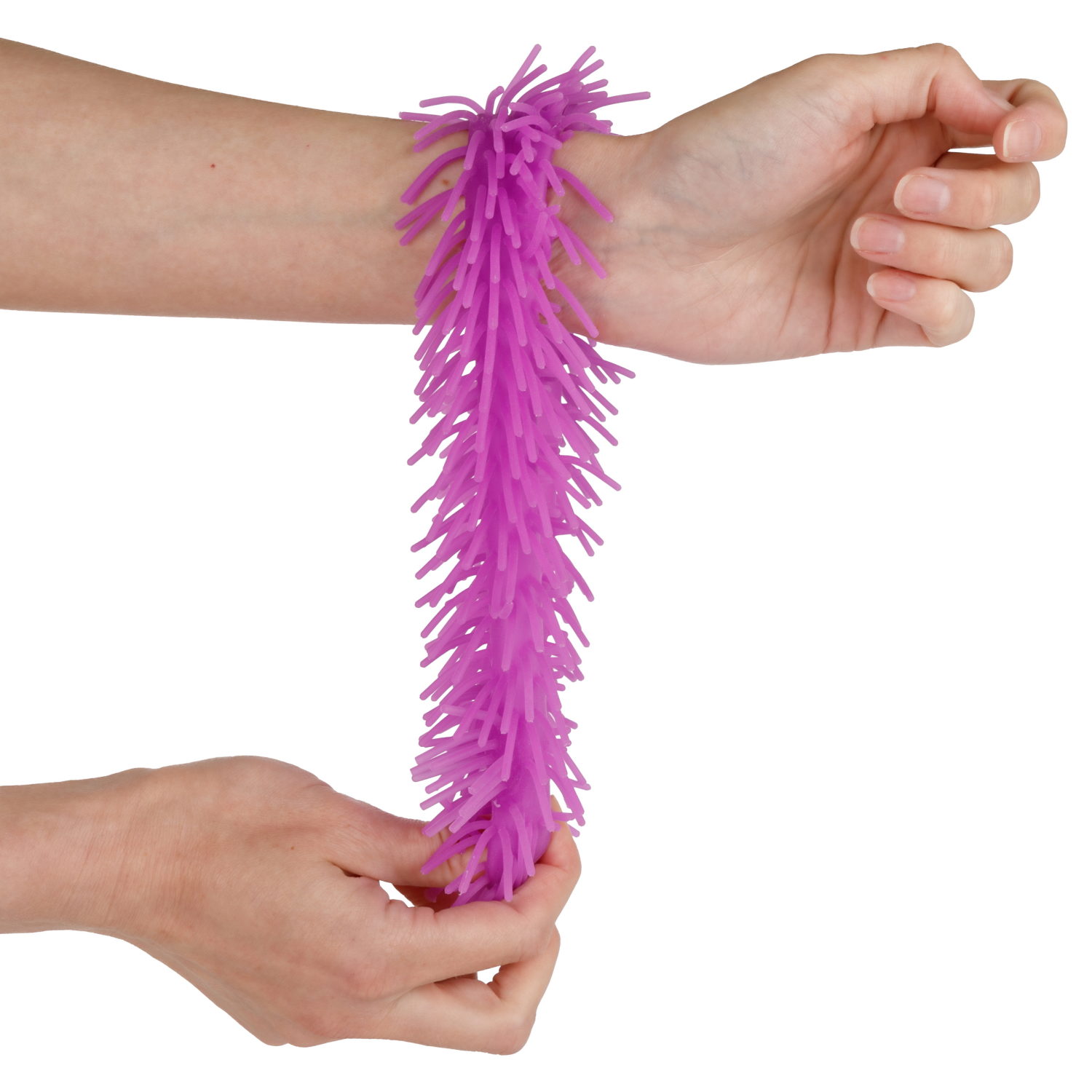 1TOY эластичный браслет-антистресс ЛАПША, однотонный, фиолетовый