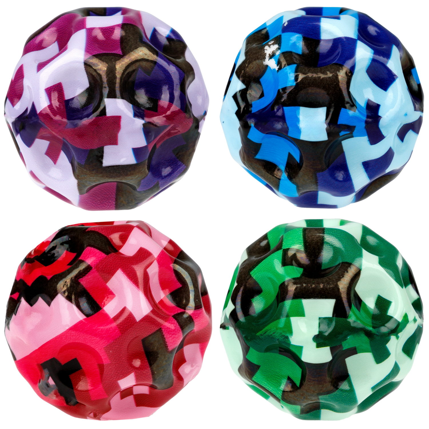 Мяч 1TOY Крутой замес Moon Ball мой мир, 6 см, 4 цвета в ассортименте