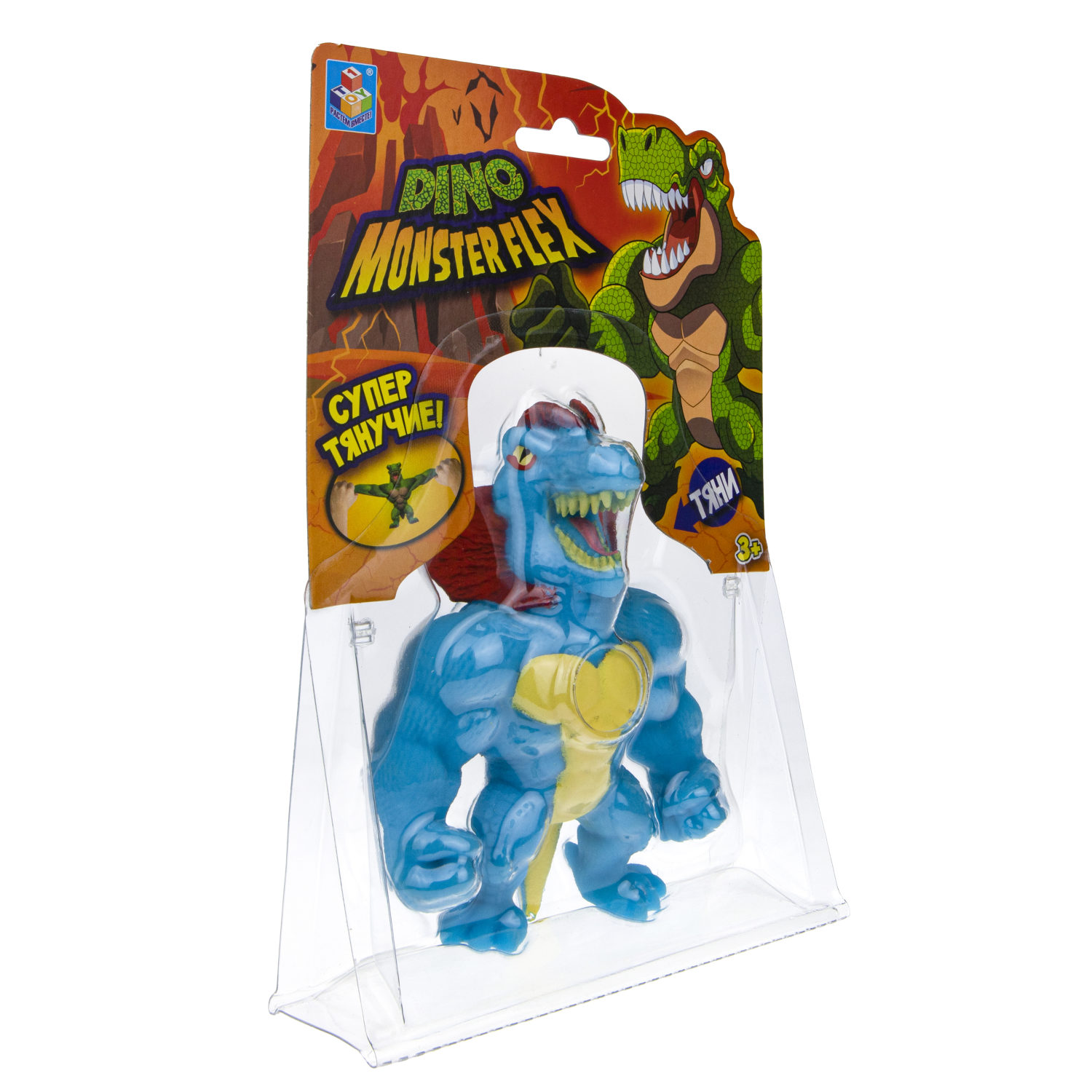 1TOY MONSTER FLEX DINO, тянущиеся фигурки 14см, 14 видов в ассортименте