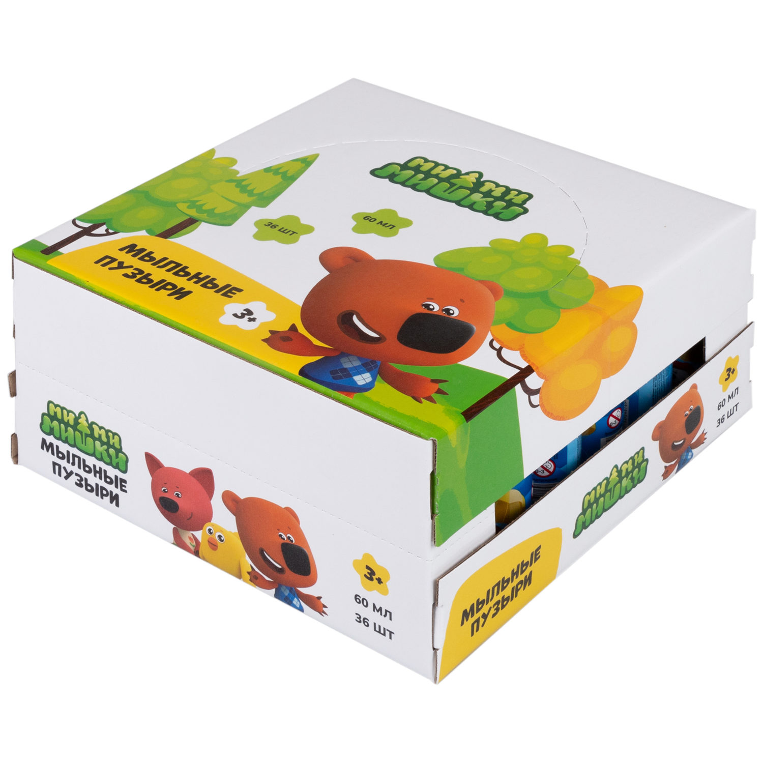 Мыльные пузыри 1TOY Ми-ми-мишки, 60 мл