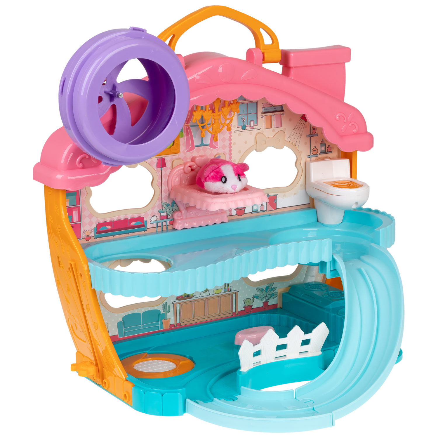 Хома Дома. Игровой набор "Хомы дом со звуковыми эффектами" с плюшевым питомцем, в коробоке 45х28х14,5 см