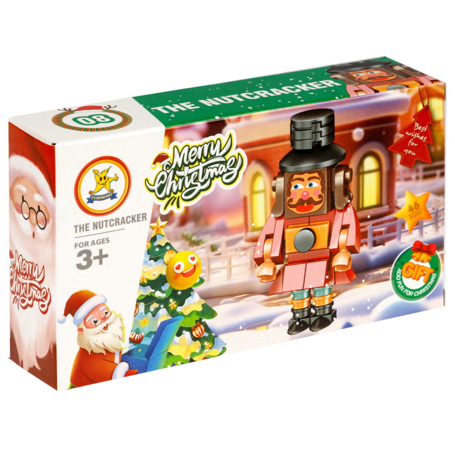 Конструктор 1TOY Blockformers "Рождество" 12 видов,  от 22 до 46 деталей