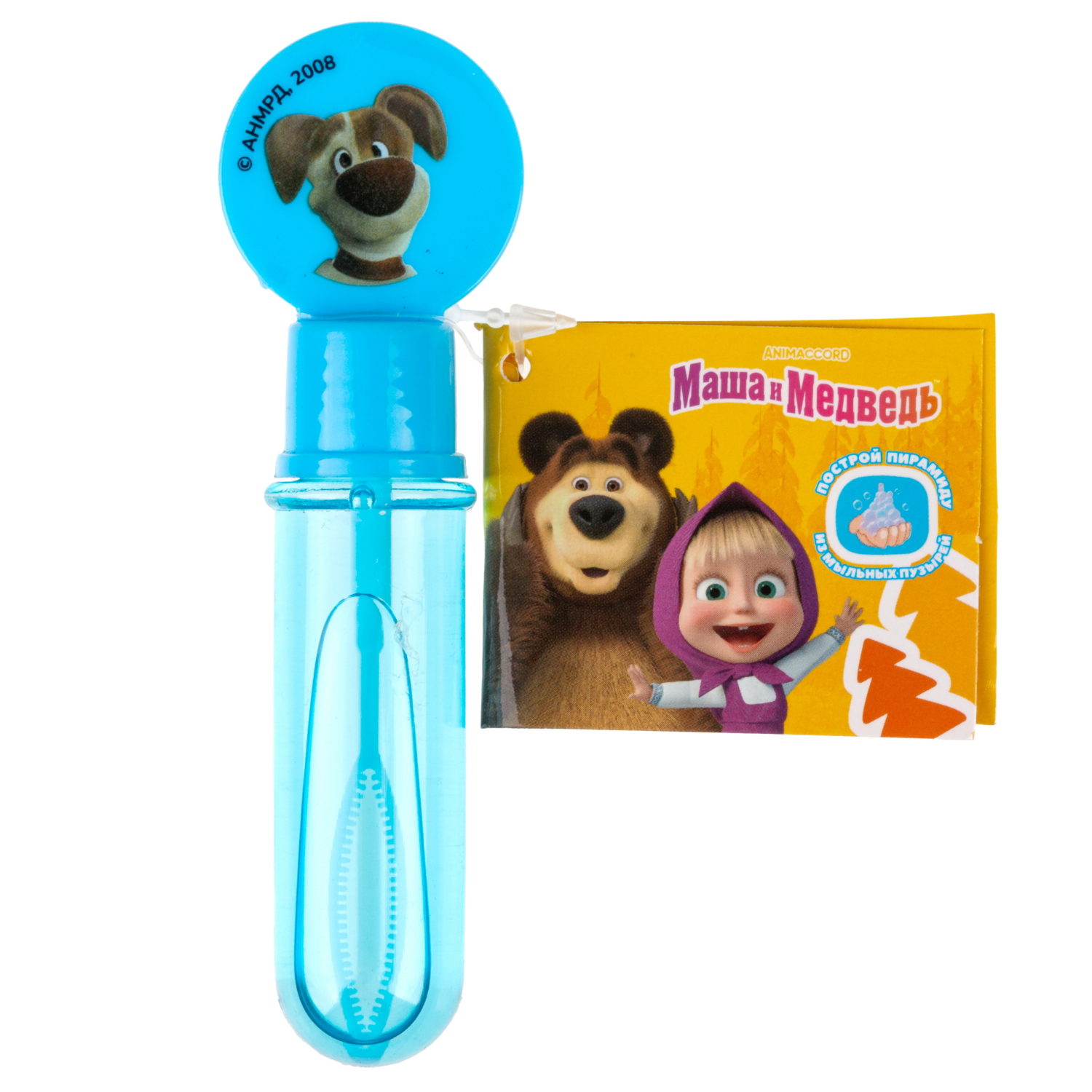 Нелопающиеся мыльные пузыри Маша и медведь, набор 3х10 мл