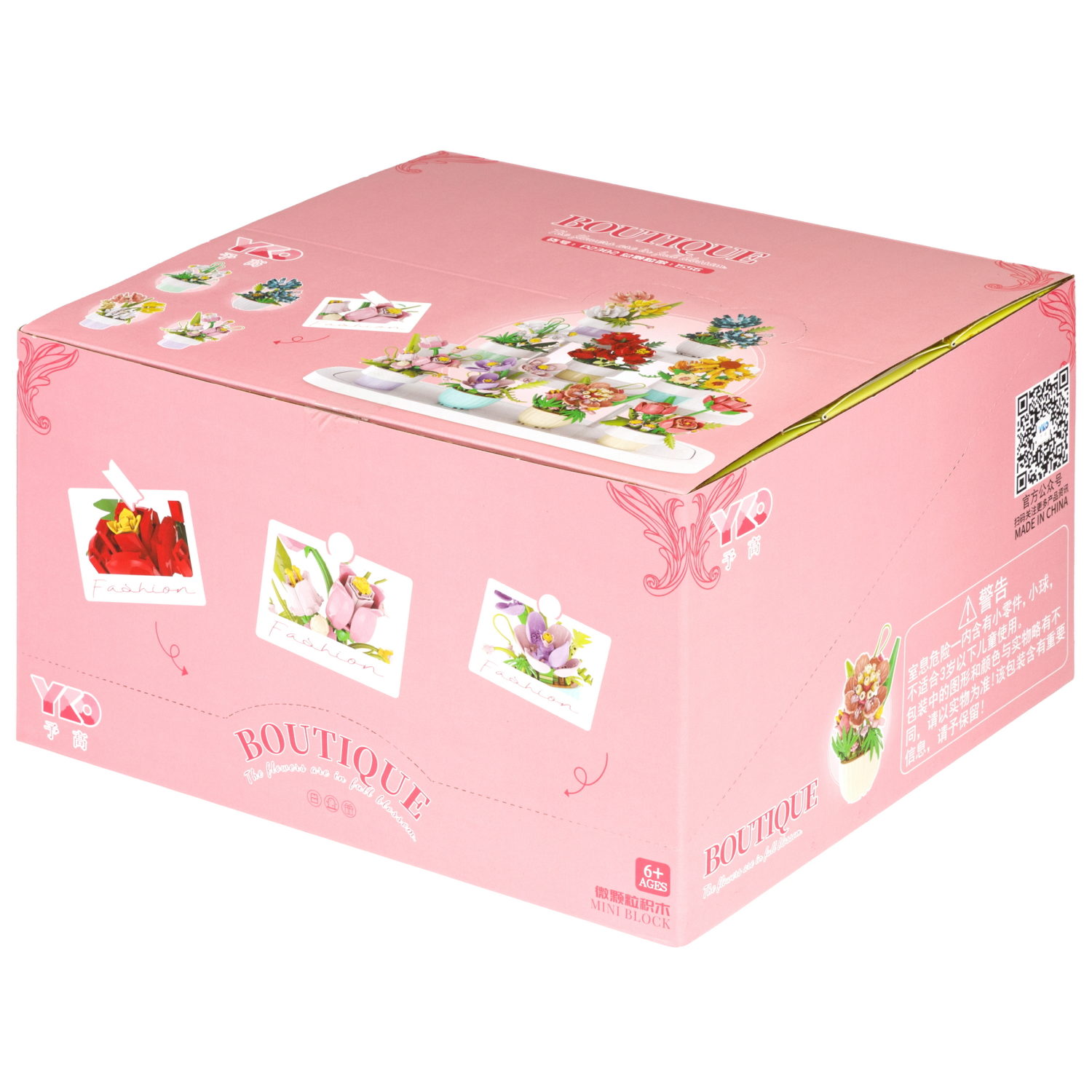 Конструктор 1TOY Blockformers "Цветы в горшках", 9 видов, от 138 до 223 деталей