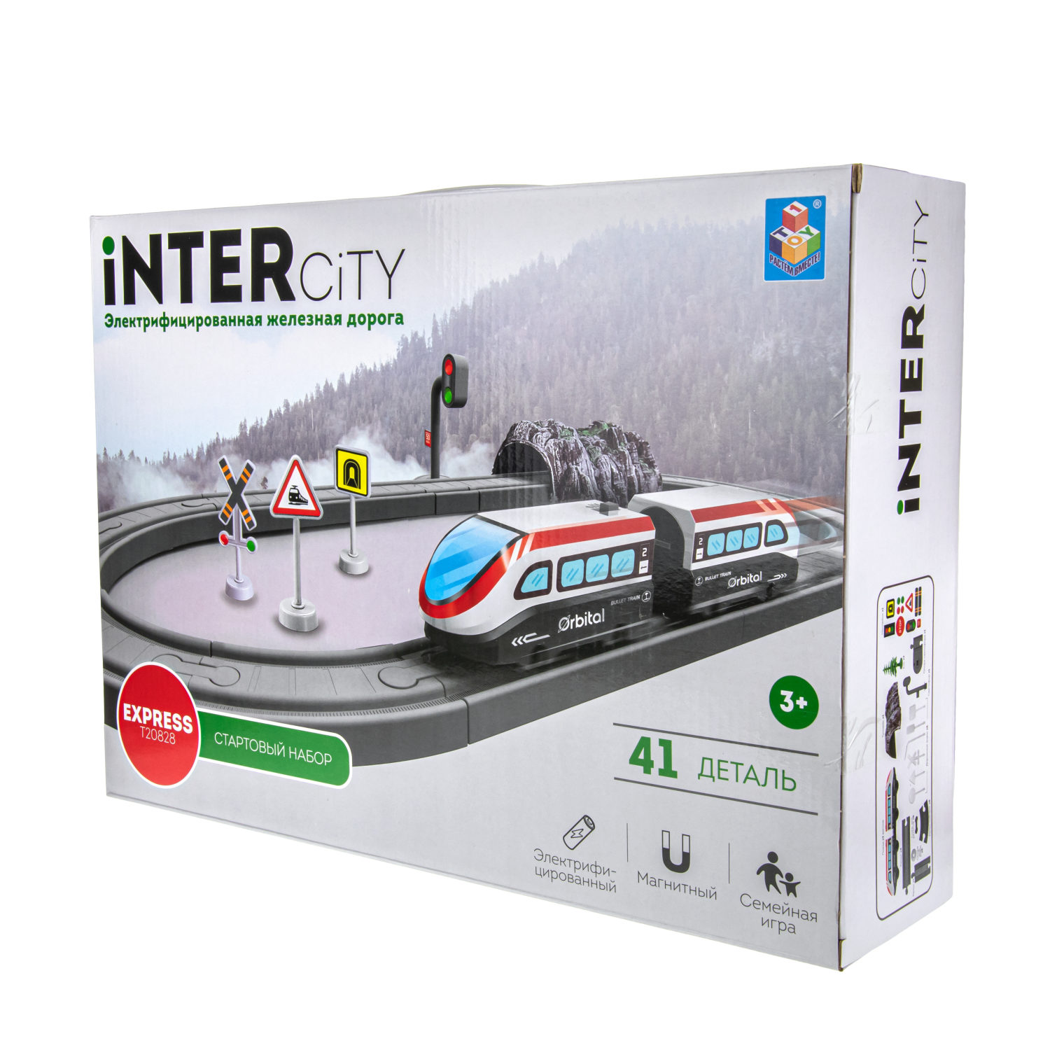 Набор 1TOY InterCity Железная дорога 1TOY InterCity Express "Стартовый набор"