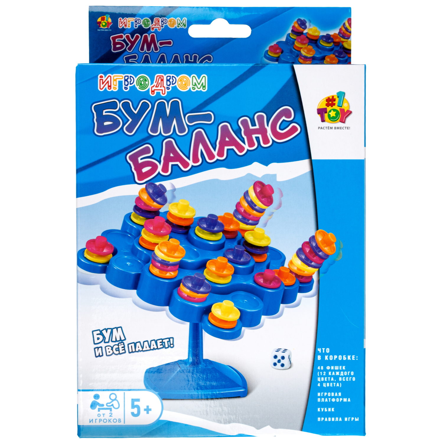 Настольная игра 1TOY Игродром Бум-баланс