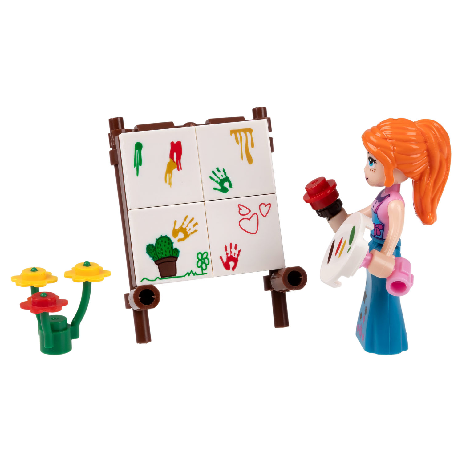 Конструктор 1TOY Blockformers "Веселые подружки", 6 видов