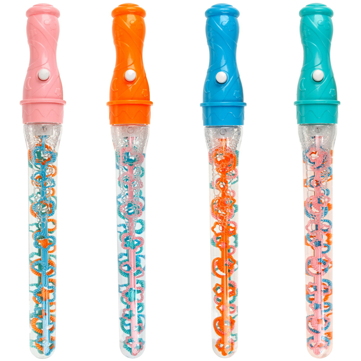 Мыльные пузыри1TOY Мы-шарики! Дракоша с веерным венчиком, 160 мл, 3 цвета в ассортименте