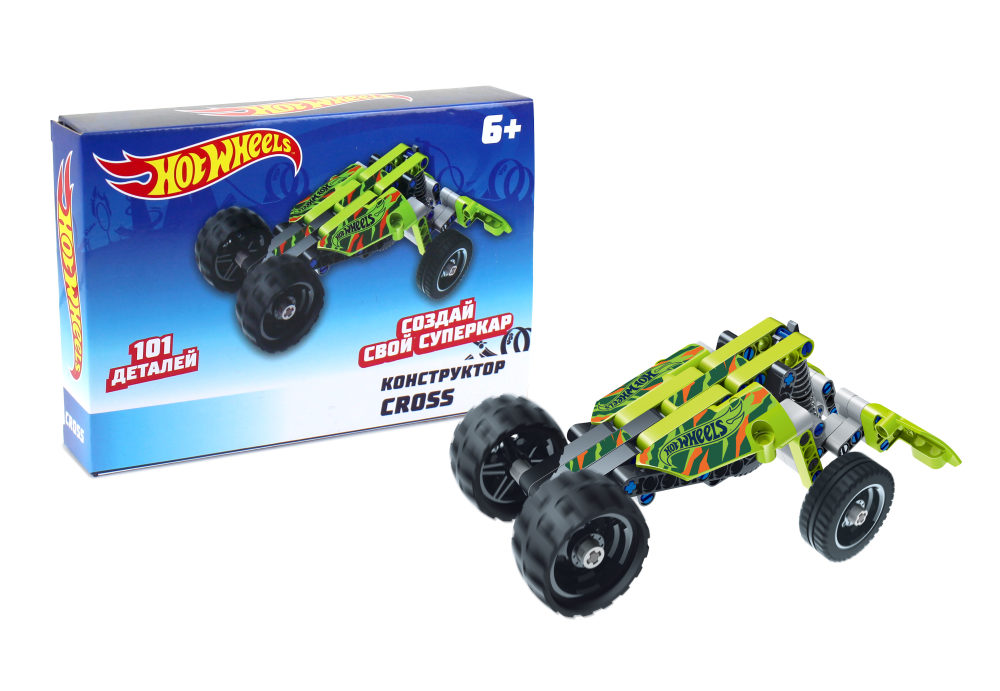 Конструктор Hot Wheels "Cross" (101 деталь)