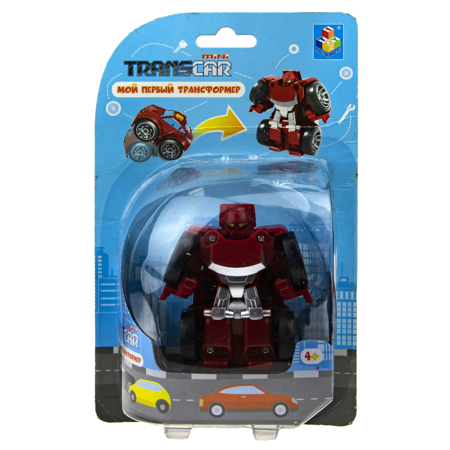 1TOY "Мой первый трансформер" Пожарный автомобиль