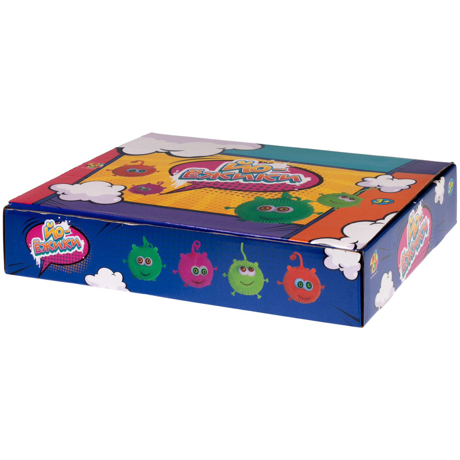 Антистресс-игрушка для рук 1TOY Ё-Ёжик, для детей и взрослых, 4 вида в ассортименте