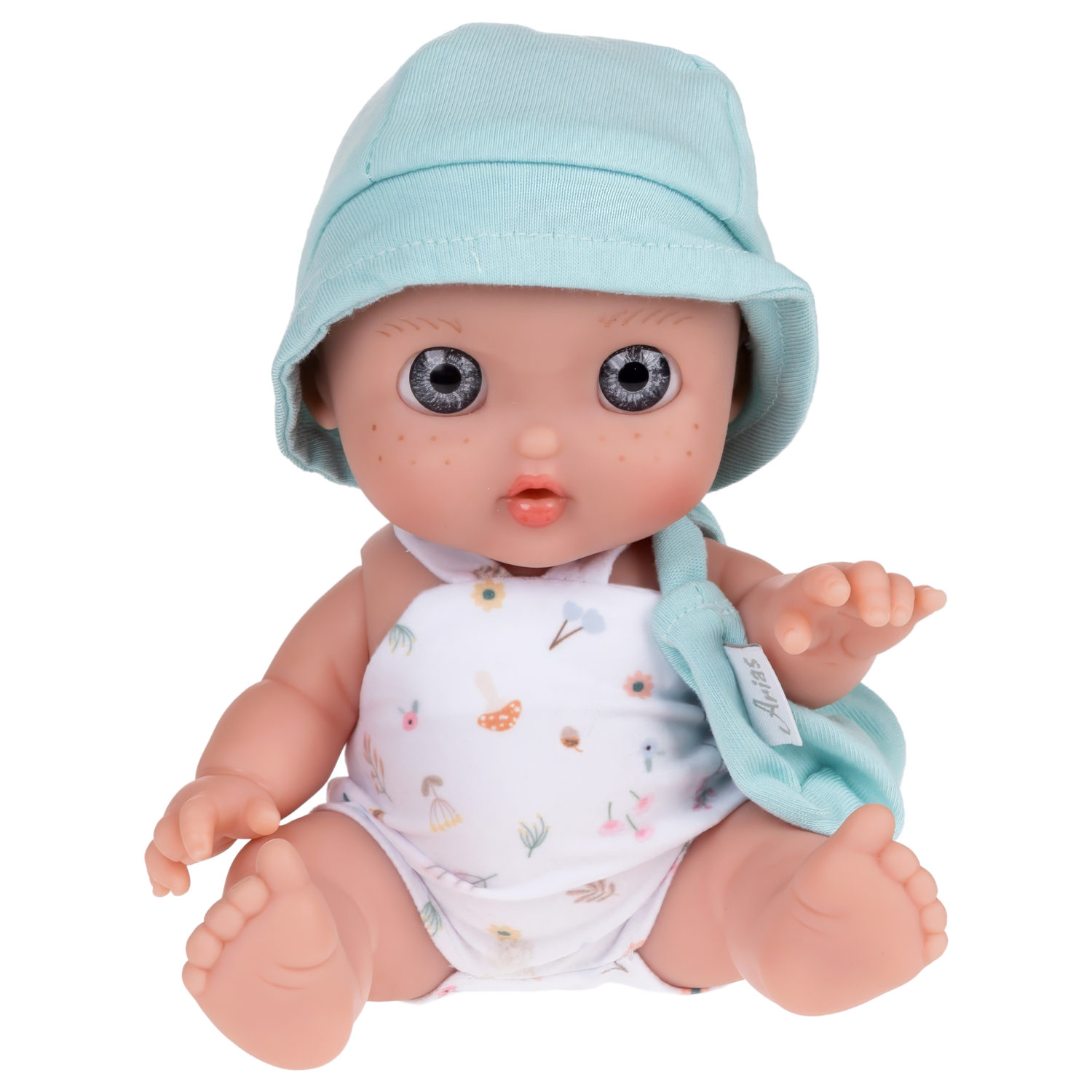 Испанская кукла для девочки reborn пупс Arias виниловая, силиконовая, 17 см