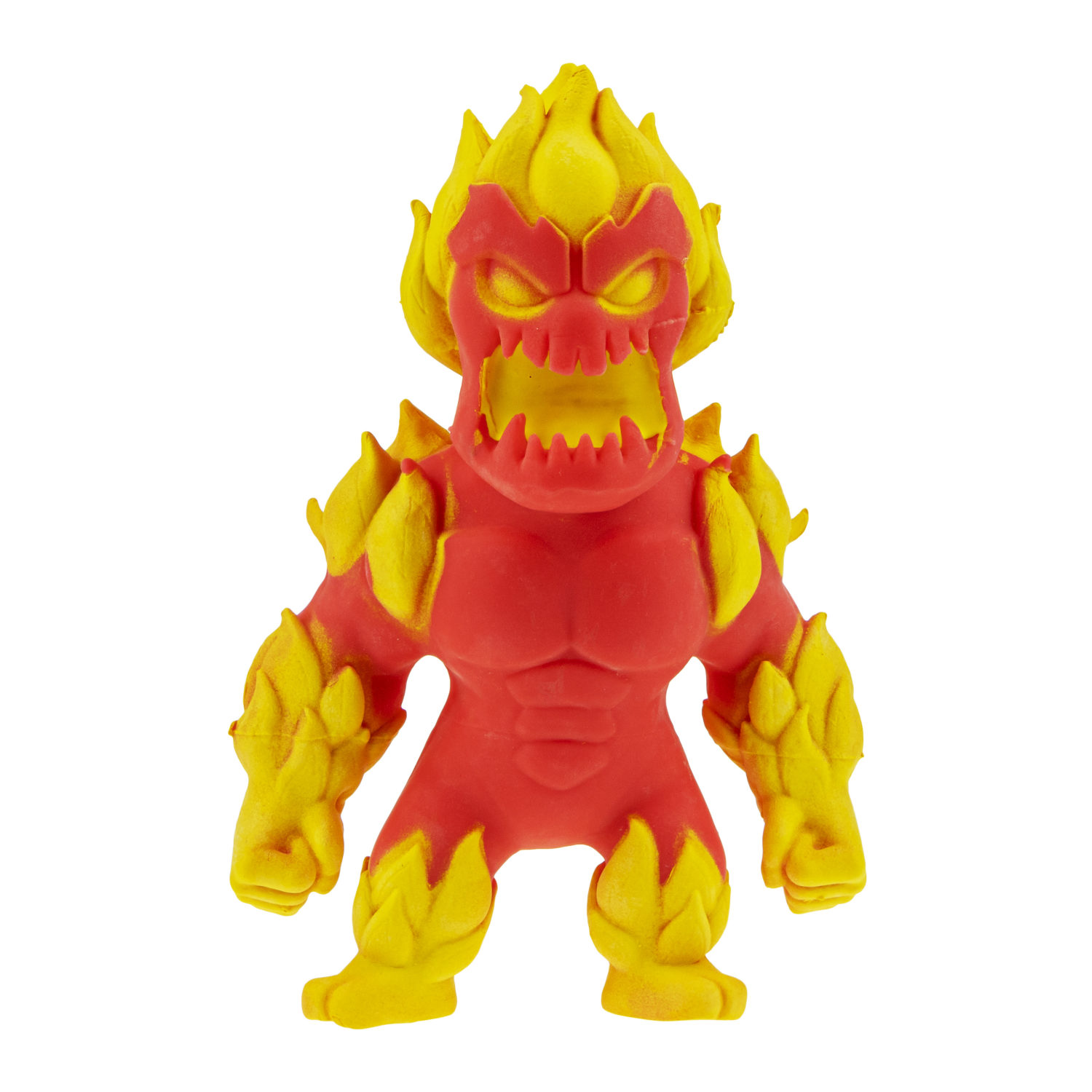 Тянущаяся фигурка 1TOY Monster Flex серия 4, Огненный монстр тянучка, 15 см