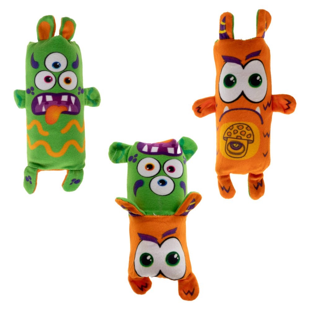 Скользун Вывернушка 2 в 1 1TOY Монстры, плюшевая, игрушка-антистресс для рук