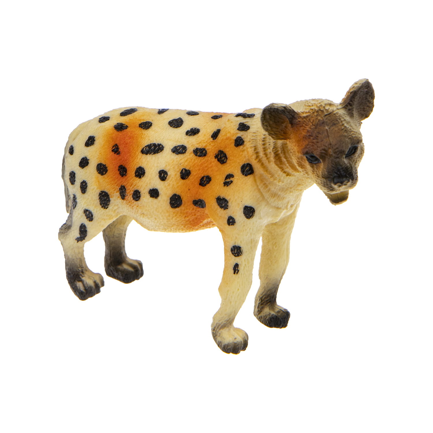 Игровой набор 1TOY "В мире животных", фигурки диких животных Африки: фламинго, страус, обезьяна, гиена, орикс, 10 шт., 17 см.