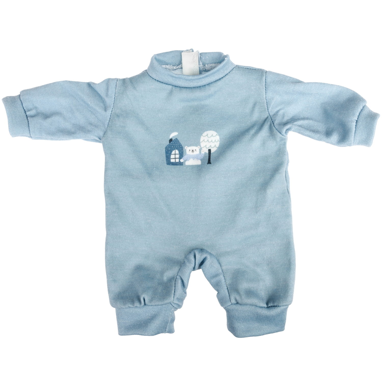 Arias Reborn Bruno новорожденный пупс мягкий 45 см., в голубой одежде, с соской, с одеялом,кор.