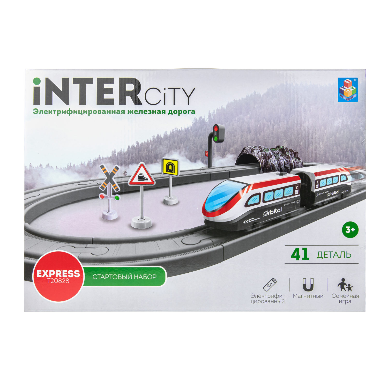 Набор 1TOY InterCity Железная дорога 1TOY InterCity Express "Стартовый набор"