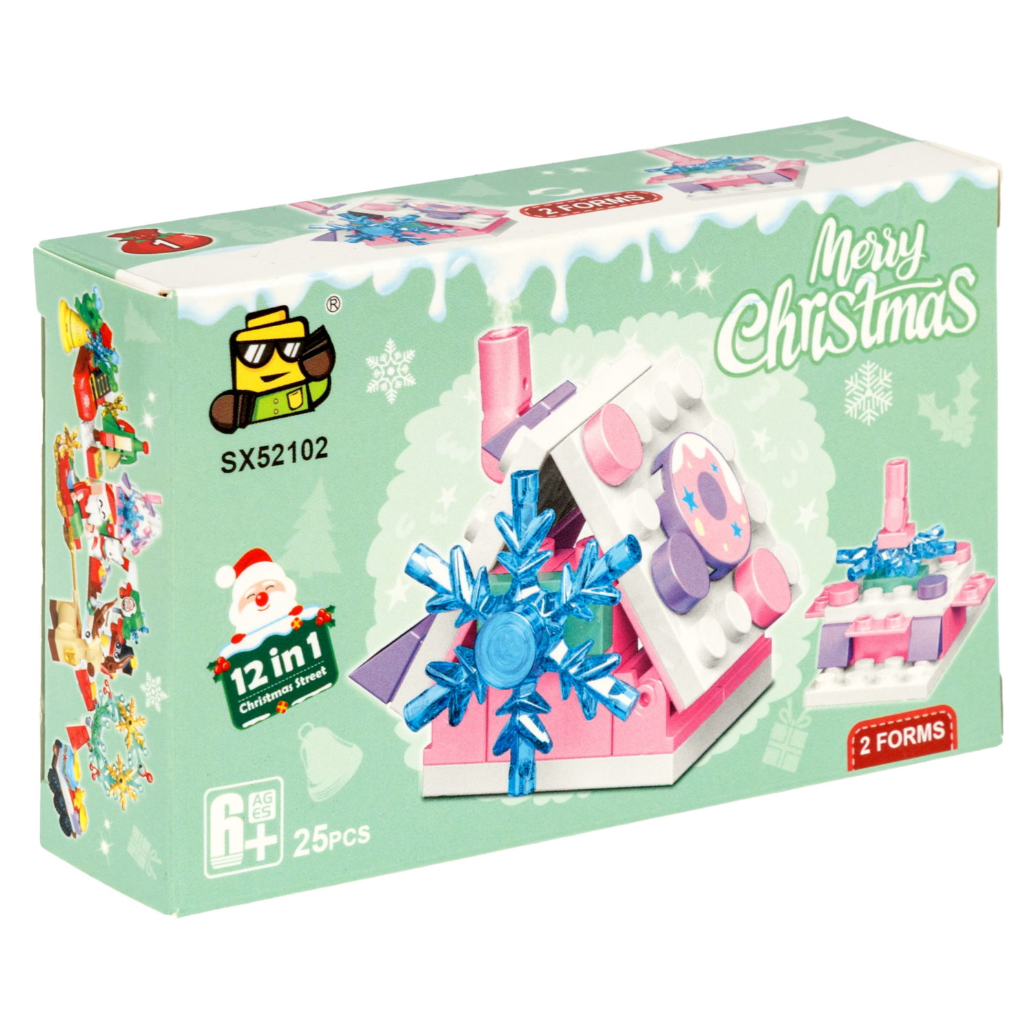 Конструктор 1TOY Blockformers С Новым годом! 12 видов, от 23 до 29 деталей