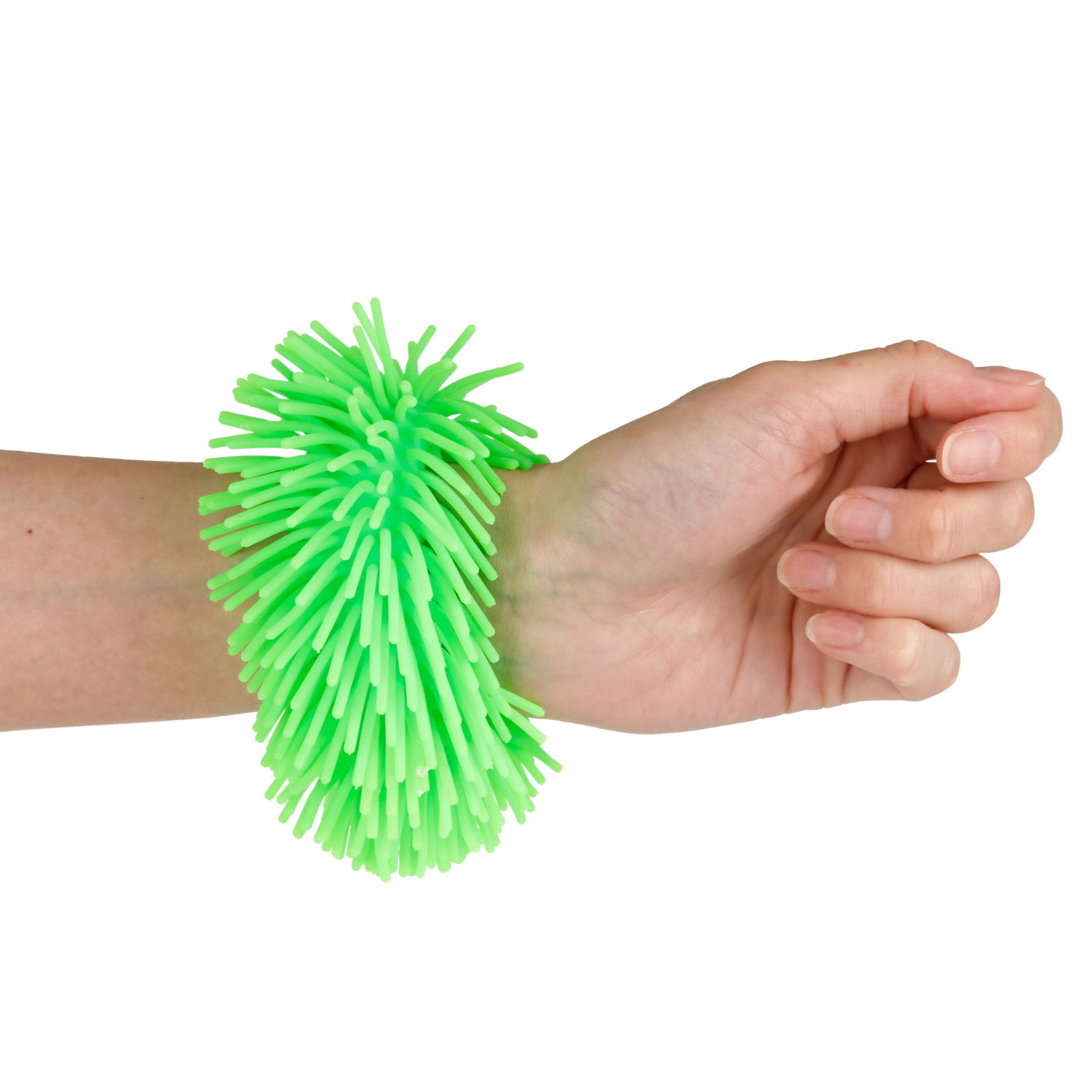 1TOY эластичный браслет-антистресс ЛАПША, однотонный, 6 видов в асс.