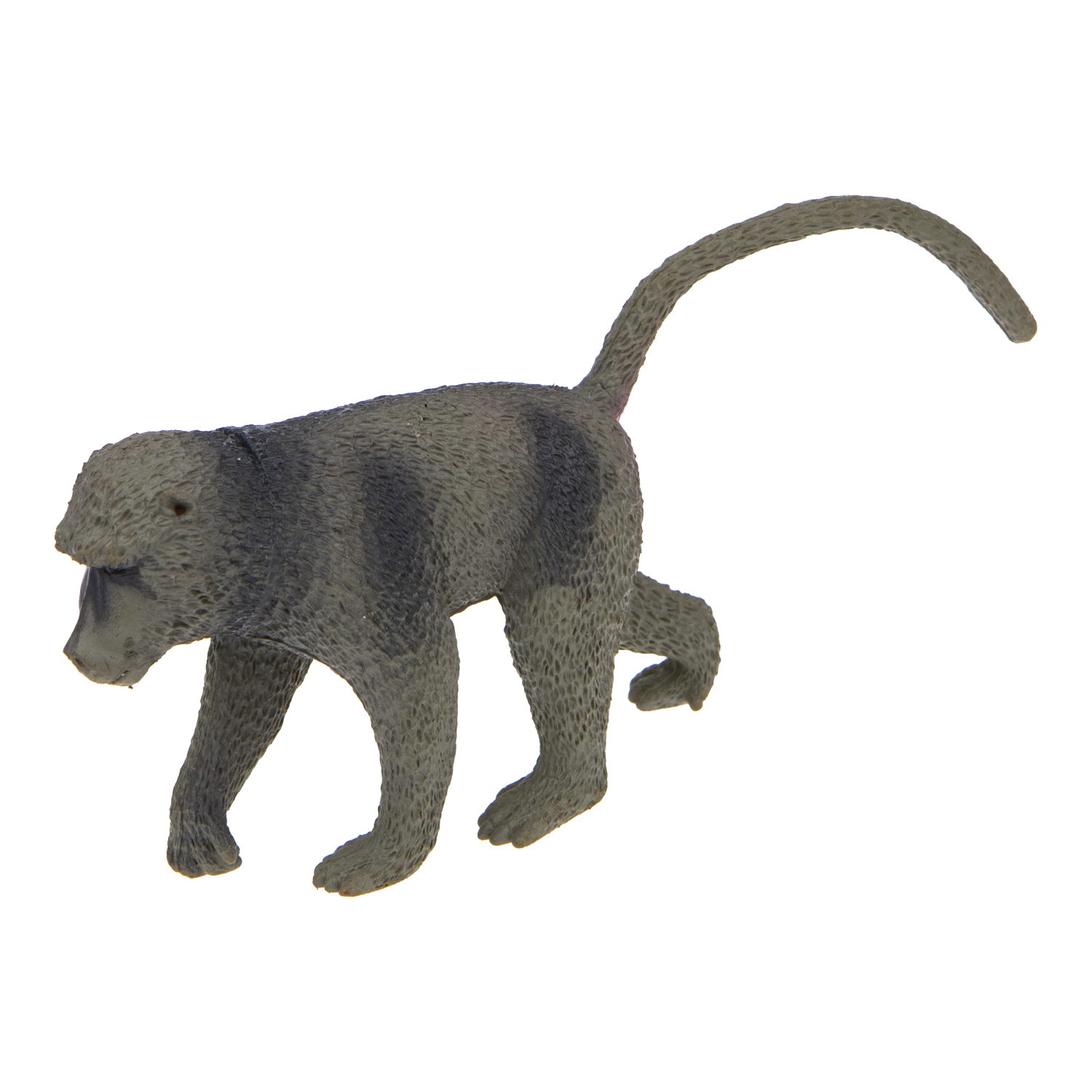 Игровой набор 1TOY "В мире животных", фигурки диких животных Африки: фламинго, страус, обезьяна, гиена, орикс, 10 шт., 17 см.