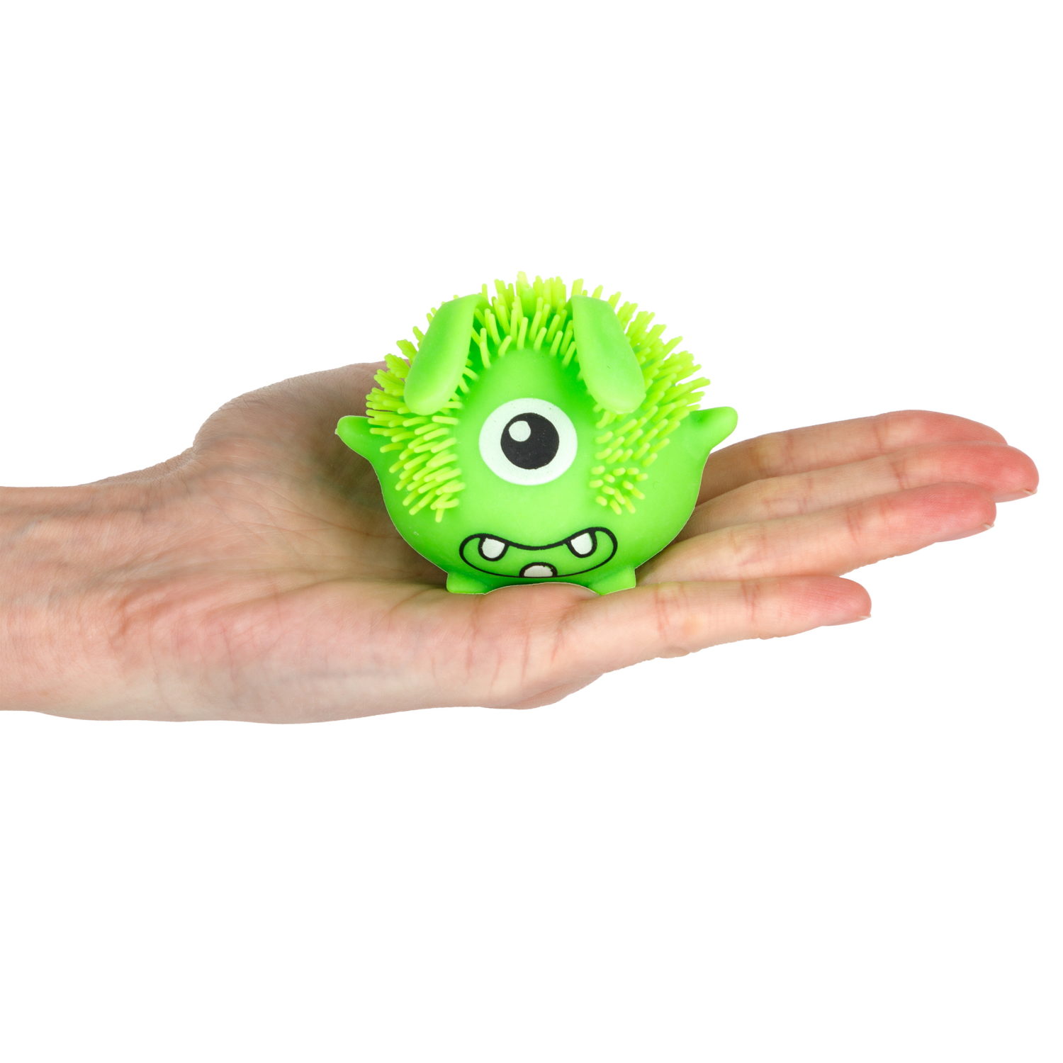 Игрушка-антистресс для рук 1toy Йо-Ёжики, "Монстр" 6 см, со светом, 4 вида в ассортименте