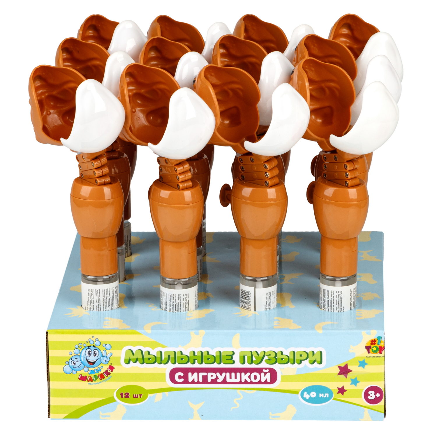 Мыльные пузыри 1TOY Мы-шарики! Бульдог, 40 мл