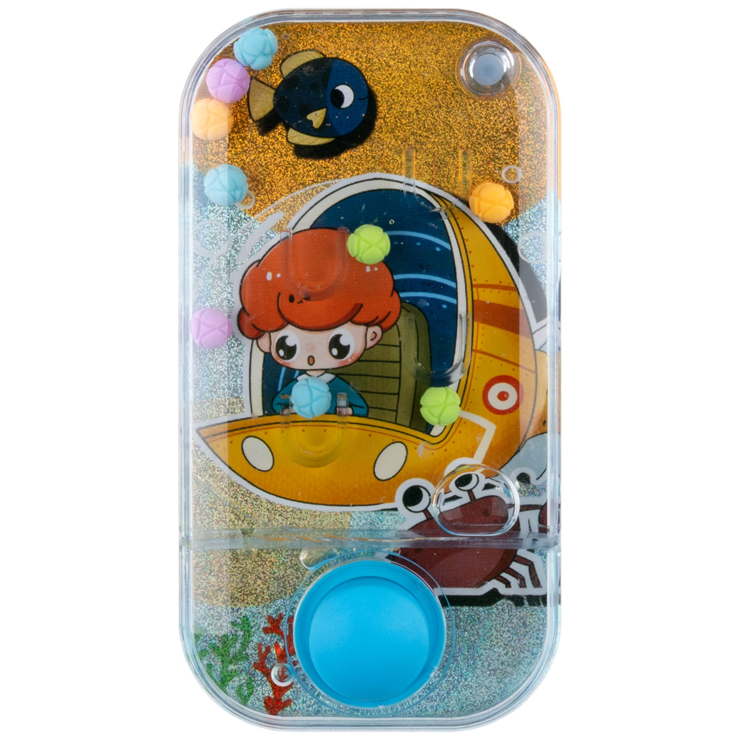 1TOY Игра с водой забрось мячики дайверы, 3 вида в асс. 11,5*6*2см, 24 шт в дисплей боксе