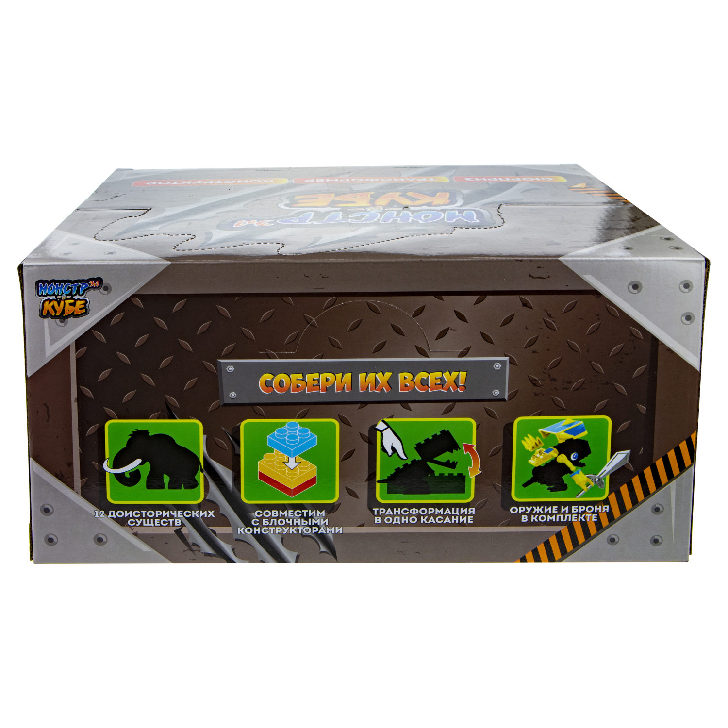 Конструктор 1TOY "Монстр в кубе", 12 видов, 1 шт.